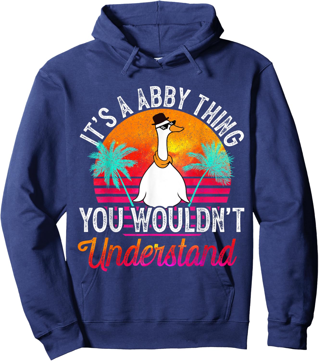 It's A Abby Thing You Wouldn't Understand Funny Abby Name Hoodie - Hoodie | Navy