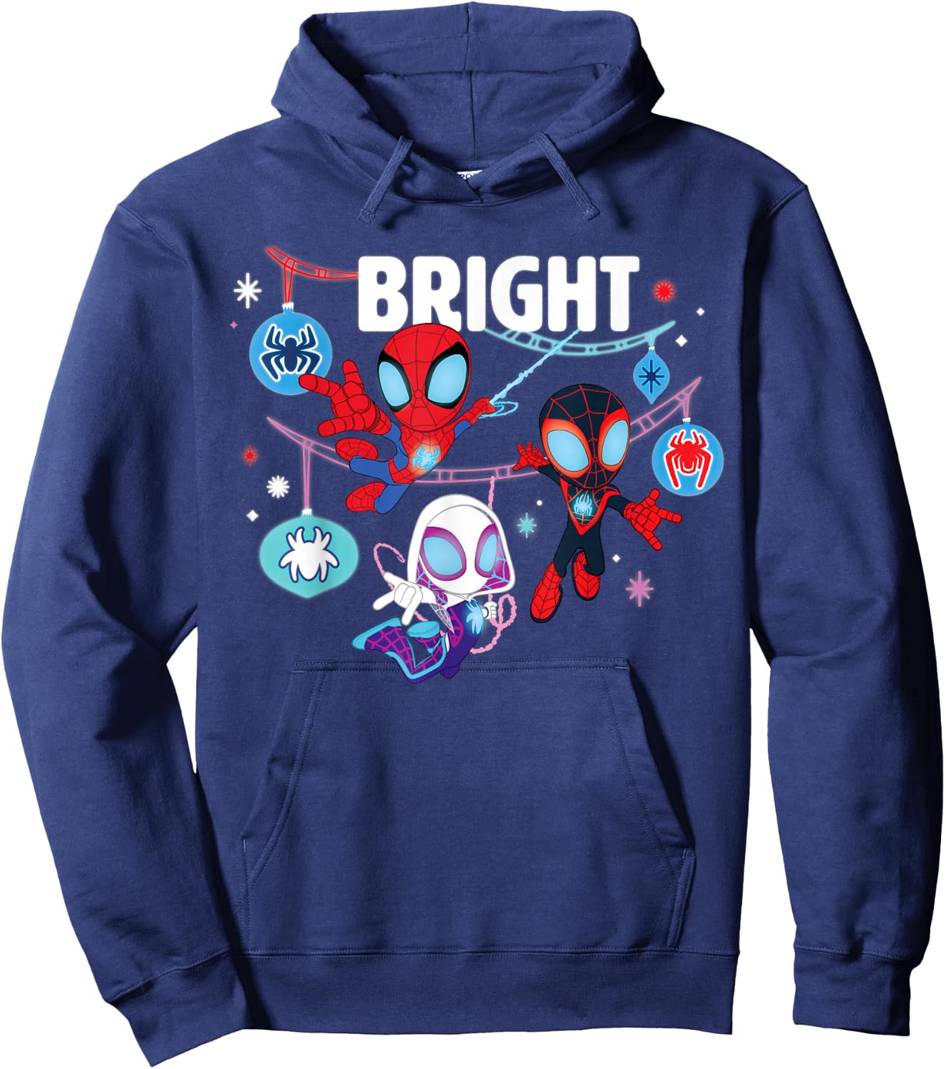 Marvel Spidey and His Amazing Friends Bright Christmas Hoodie - Hoodie | Navy