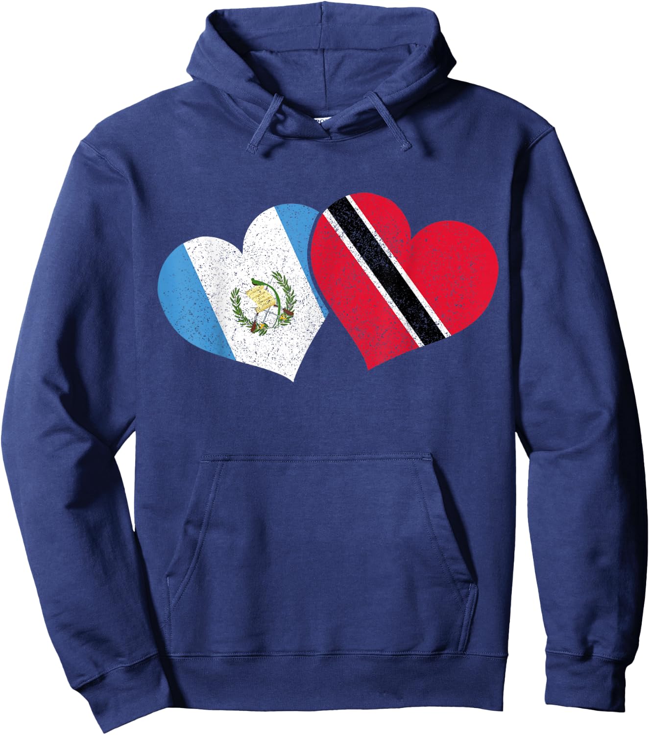 Guatemala Trinidad & Tobago Guatemalan Flag Pride Hoodie - Hoodie | Navy