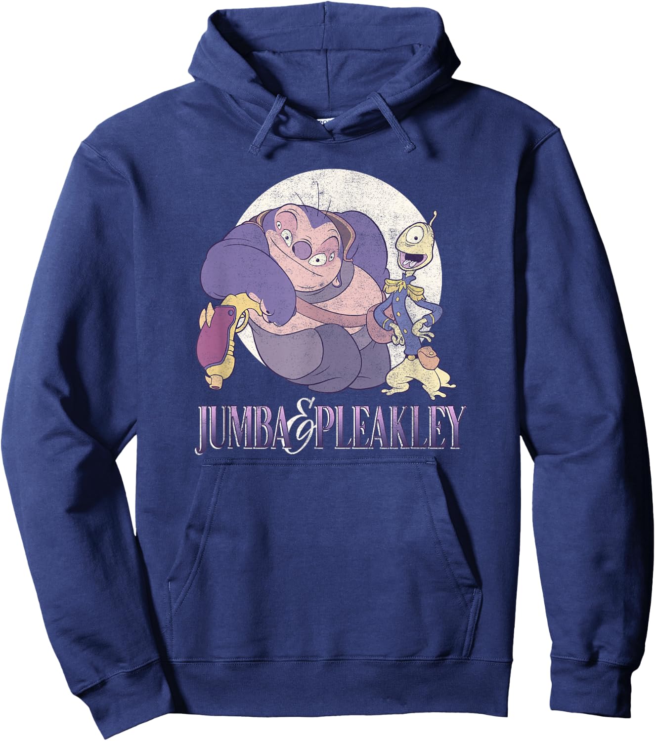 Disney Lilo & Stitch Jumba & Pleakley Poster Hoodie - Hoodie | Navy