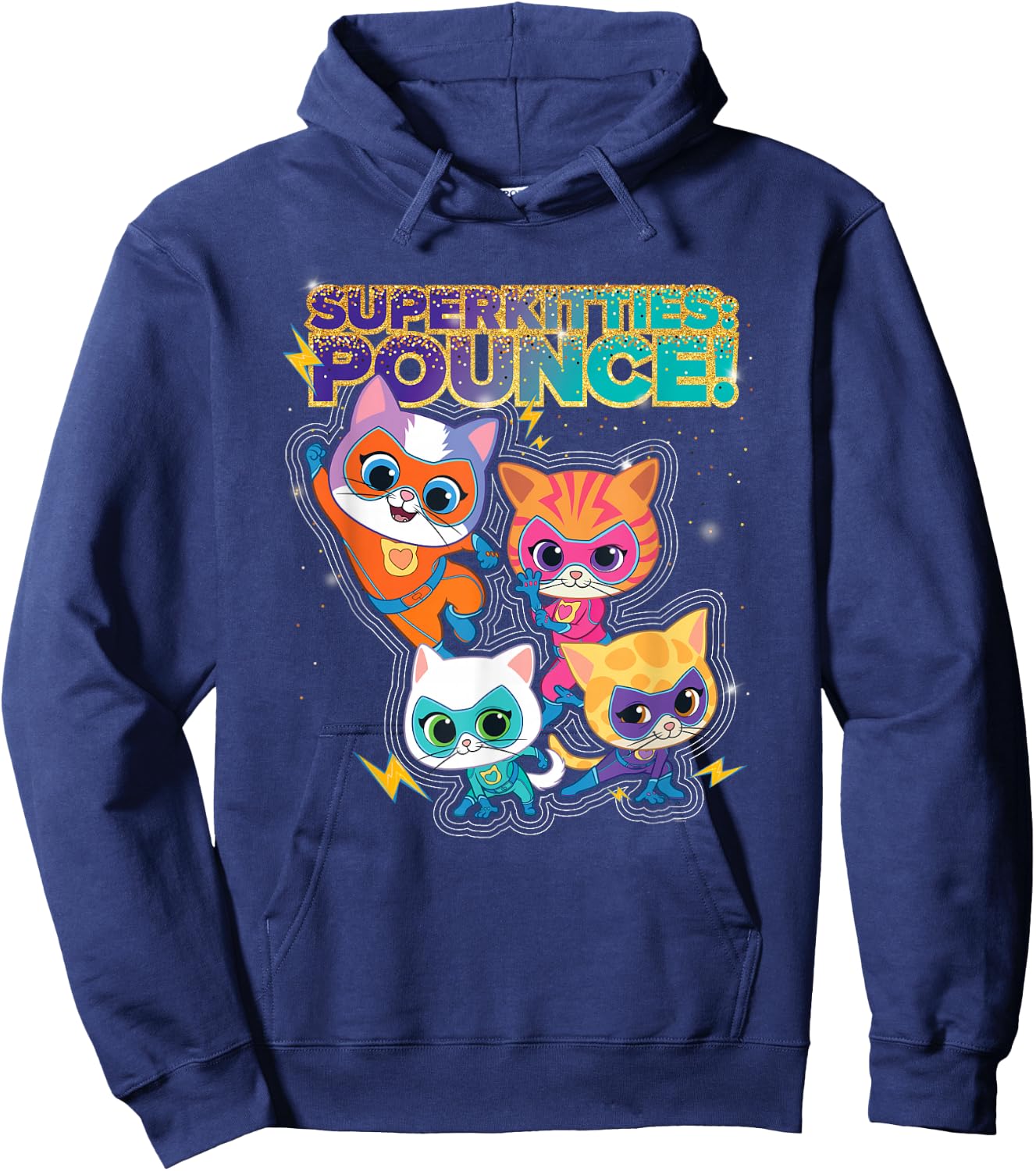 Disney Junior SuperKitties Pounce! Full Team Hoodie - Hoodie | Navy