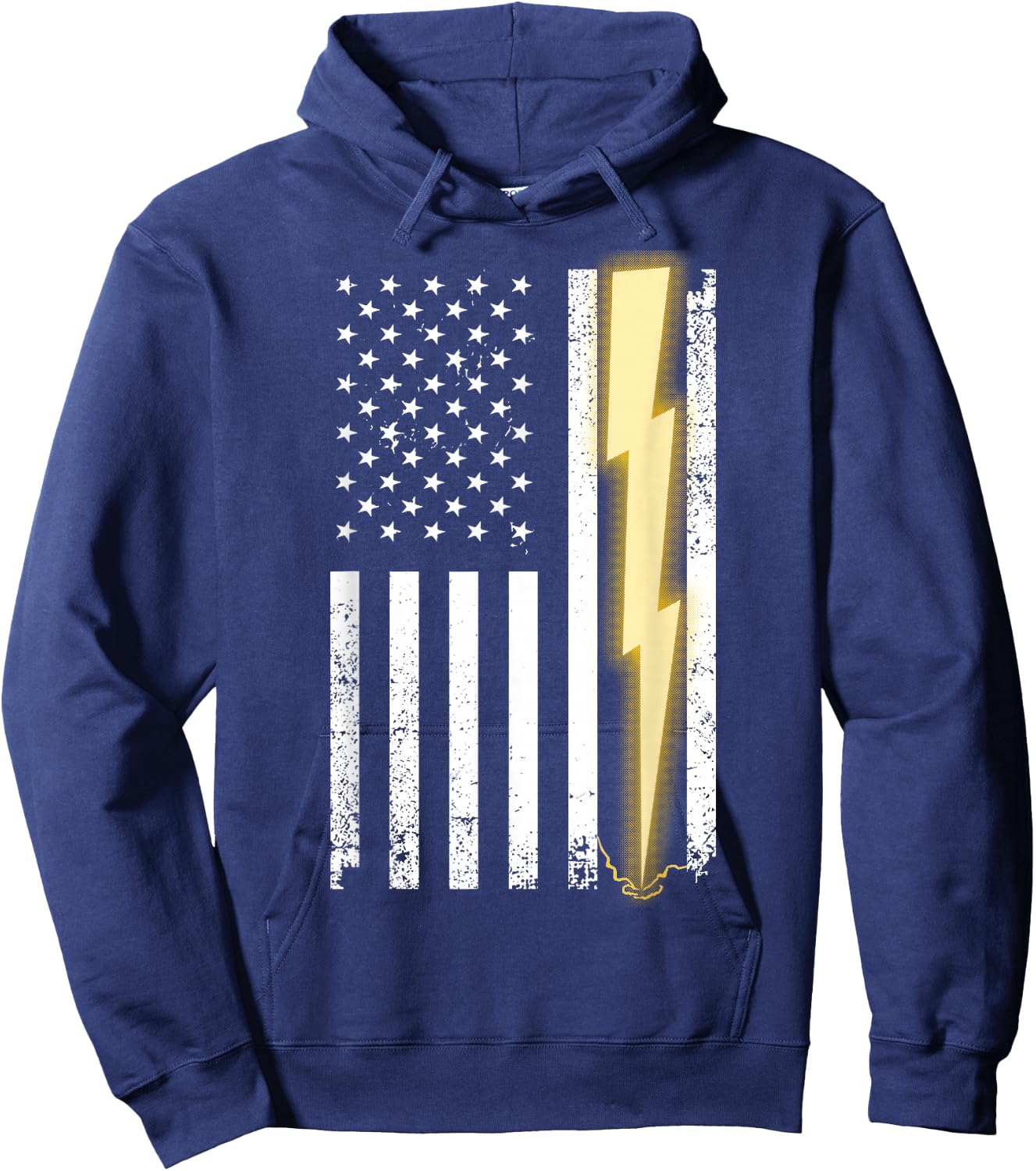 Funny Electrician Men Women Electrician Electrical Engineer Hoodie - Hoodie | Navy