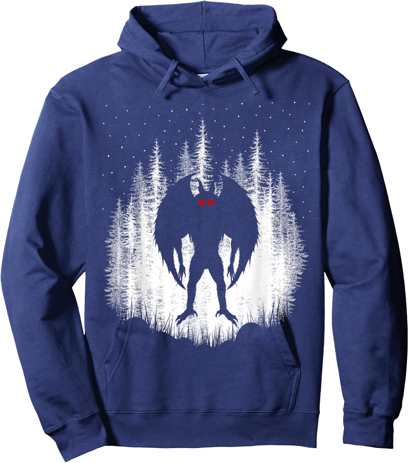 Mothman | Folklore Cryptid Women And Kids | Mothman Hoodie - Hoodie | Navy