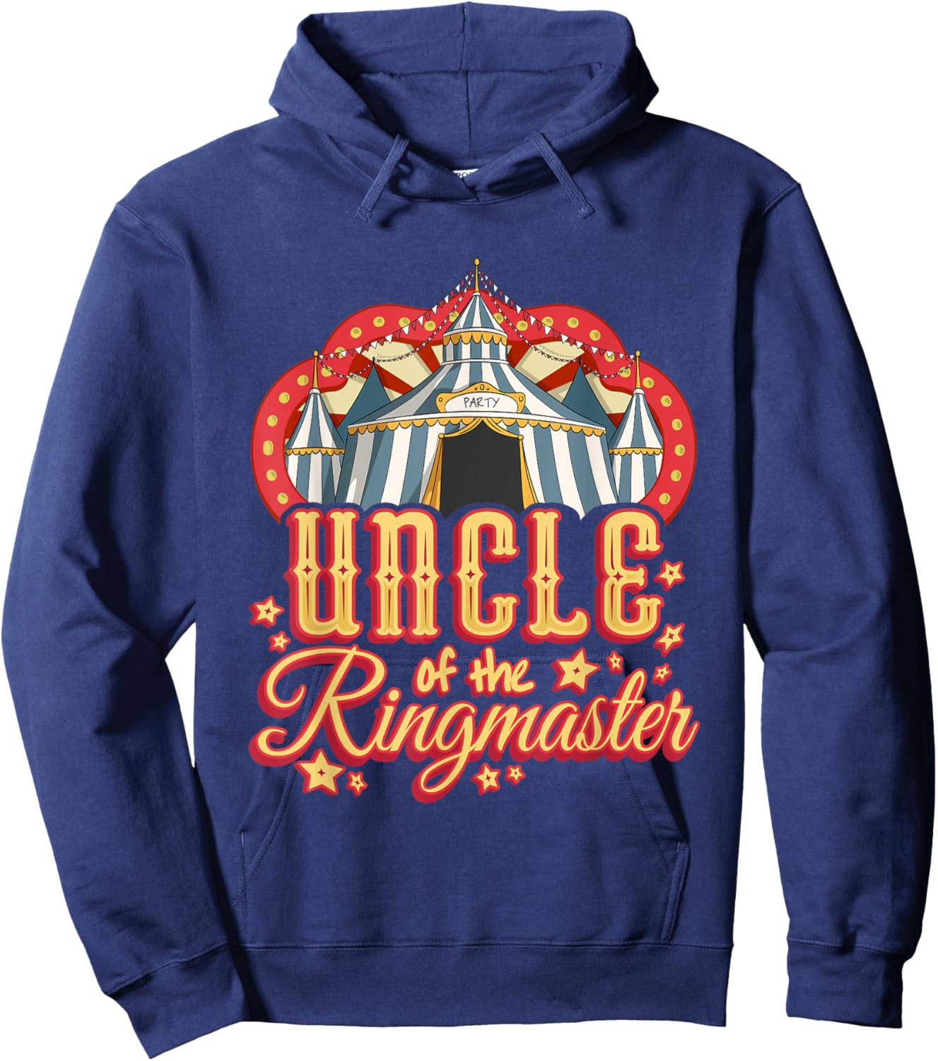Uncle of the Ringmaster - Kids Circus Theme B-Day Party Hoodie - Hoodie | Navy