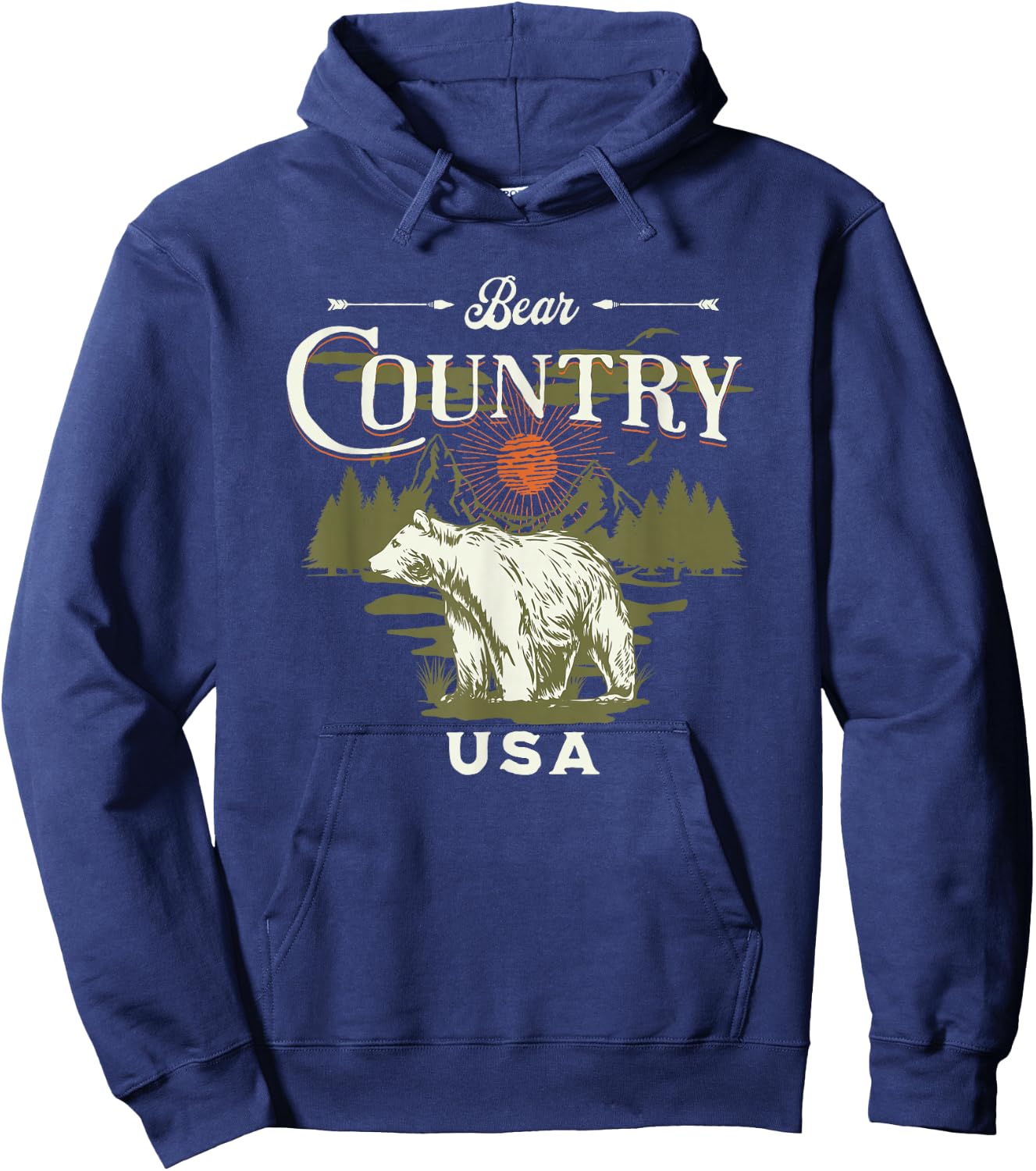 Bear Country USA Rapid City South Dakota Hoodie - Hoodie | Navy