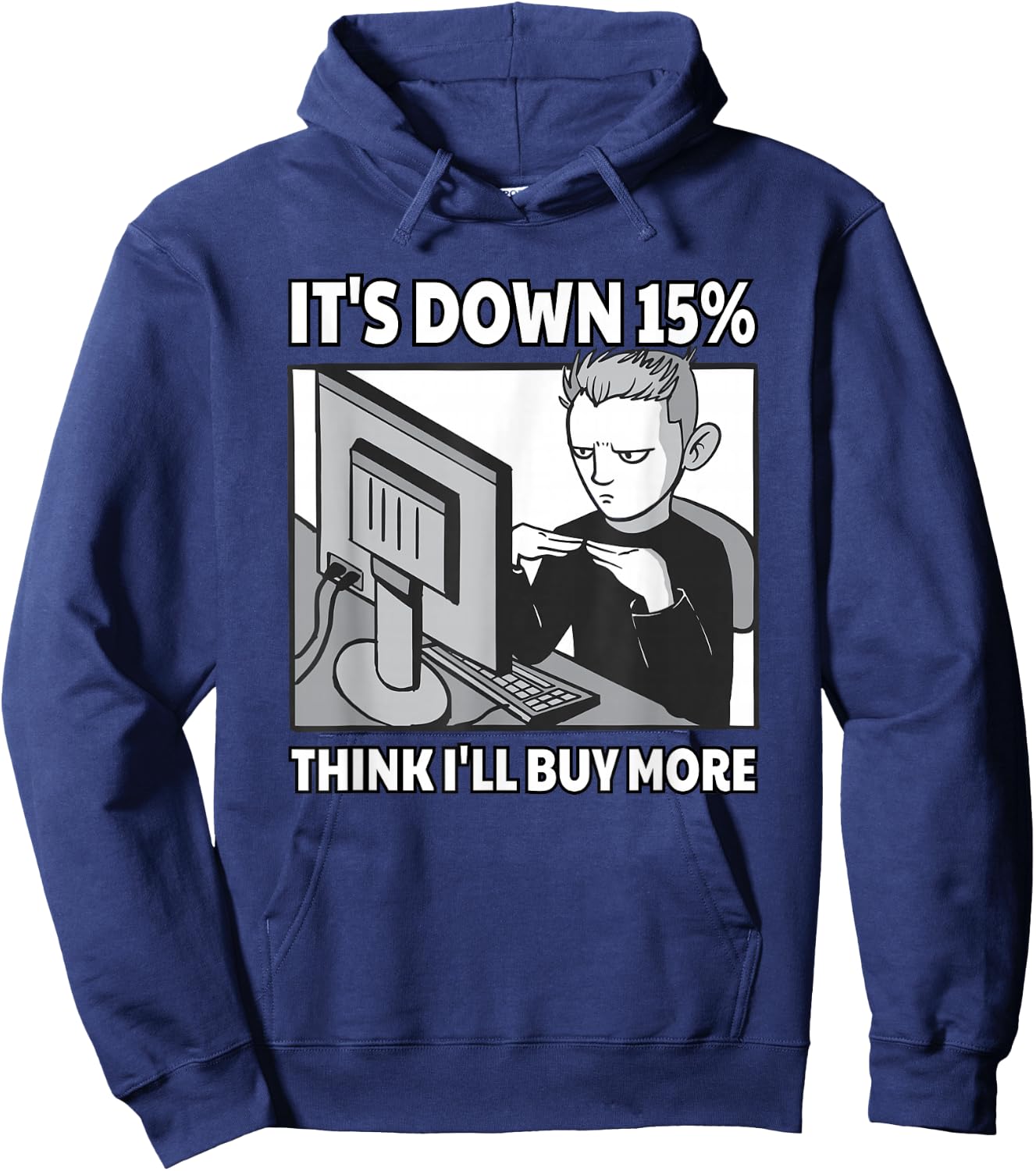 Cryptocurrency Trader Investor Meme Trading Hodler Bitcoin Hoodie - Hoodie | Navy