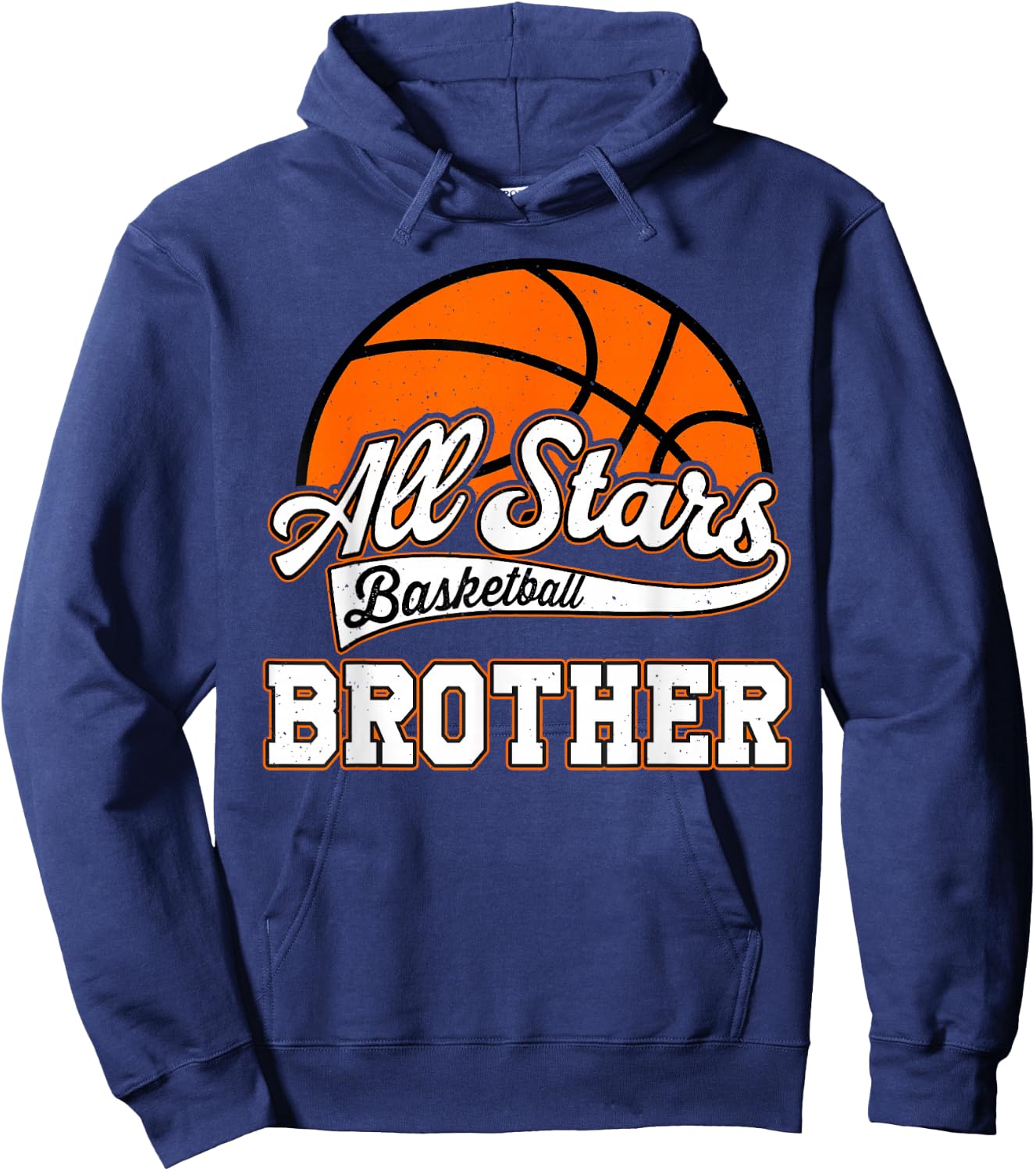 All-Star Basketball Brother of the Birthday Boy Baller Hoodie - Hoodie | Navy