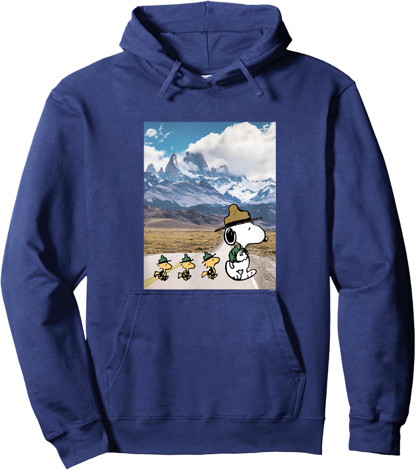 Peanuts - Snoopy Nature Crossing Hoodie - Hoodie | Navy