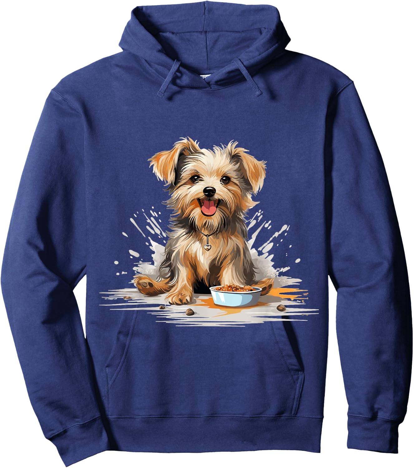 Morkie Dog Breed Pet Cute Graphic Hoodie - Hoodie | Navy
