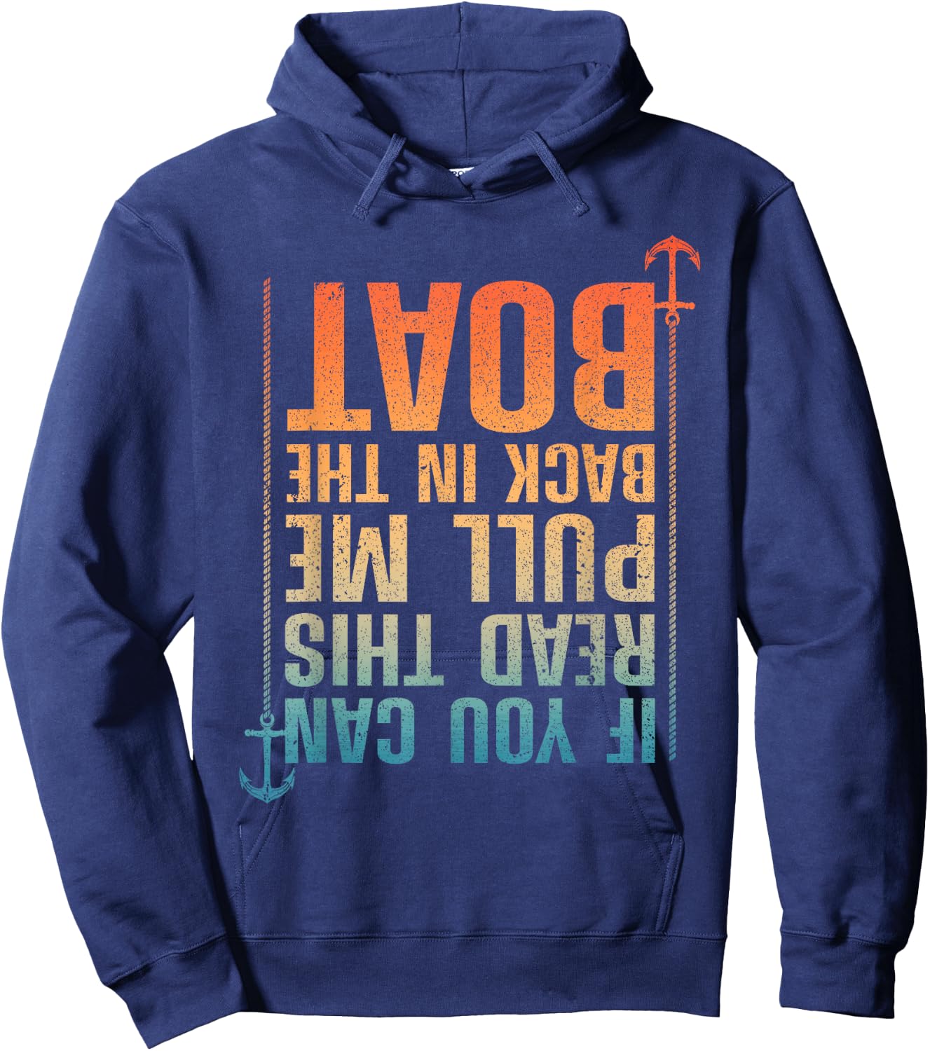 Funny Boating Design Women Boating Boater Boat Owner Hoodie - Hoodie | Navy