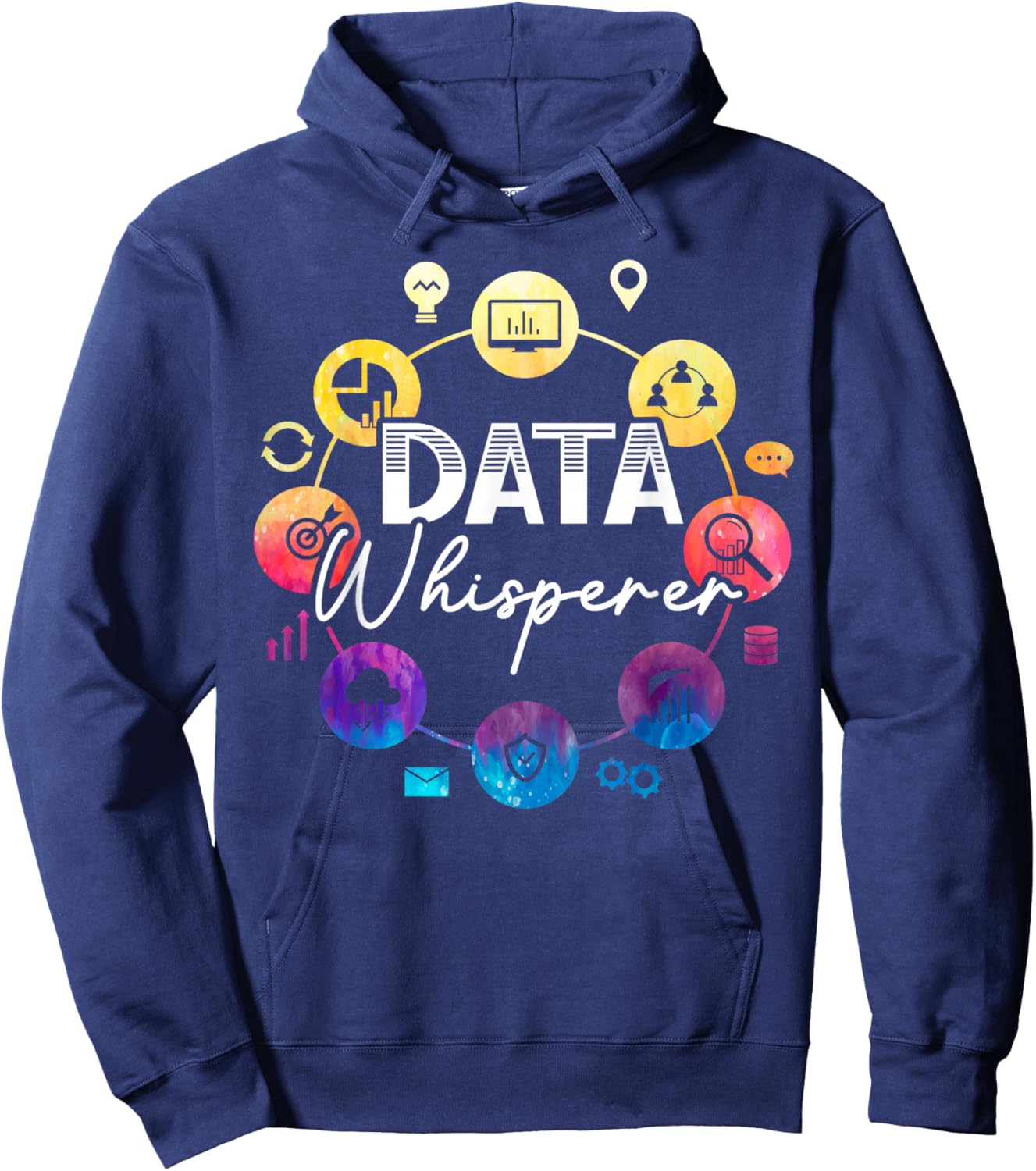 Data Whisperer Job Data Scientist Data Science Hoodie - Hoodie | Navy
