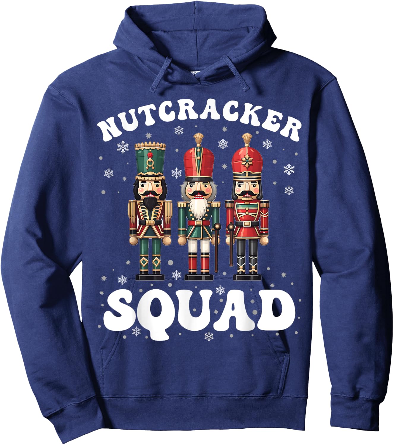 Nutcracker Squad Ballet Dance Family Christmas Holiday Hoodie - Hoodie | Navy