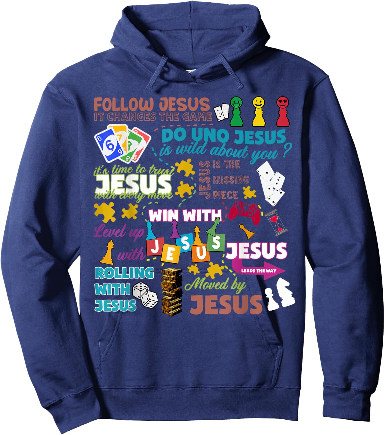 Twists And Turns VBS 2023 Vacation Bible School Christian Hoodie - Hoodie | Navy