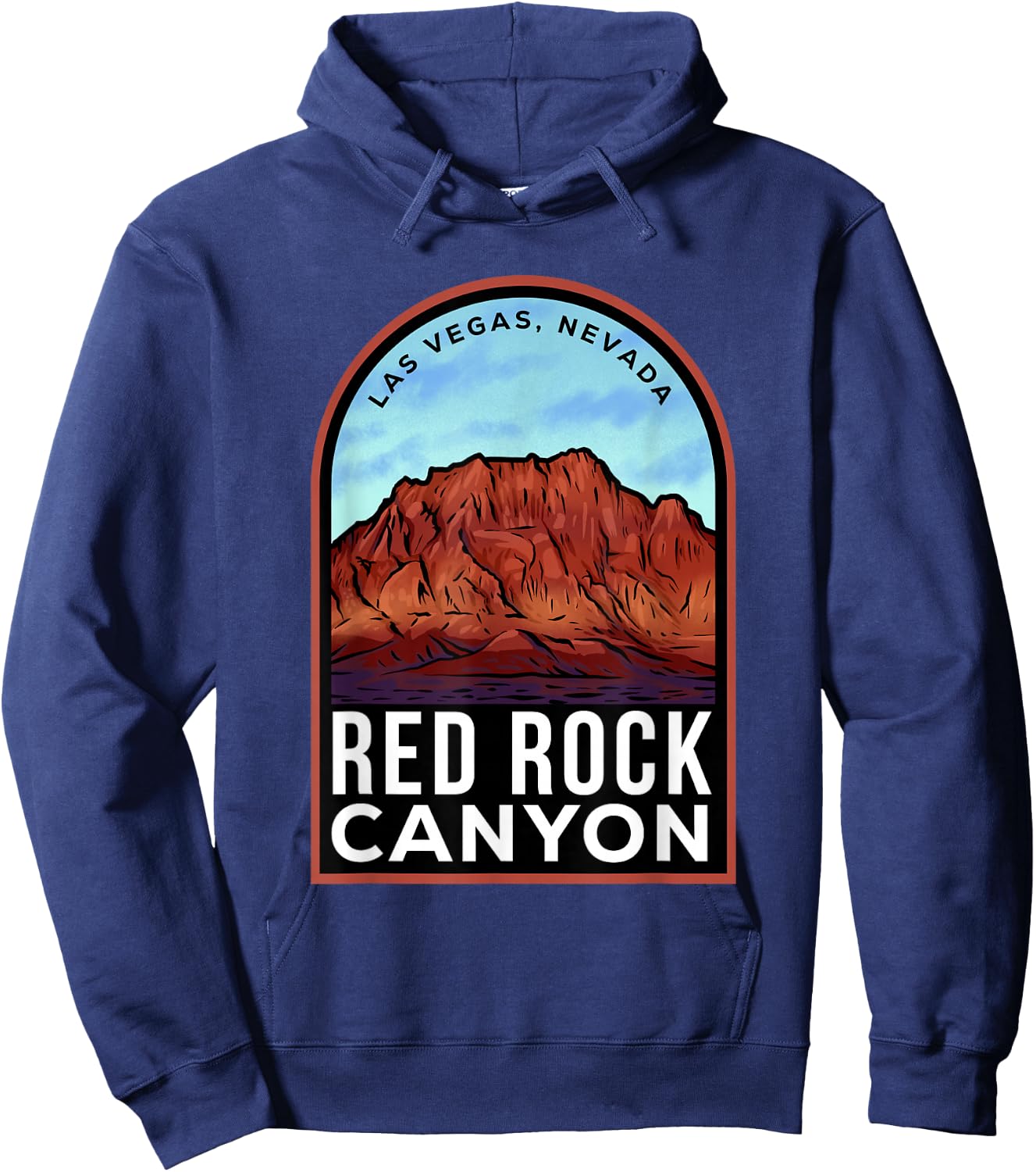Red Rock Canyon Nevada Hoodie - Hoodie | Navy