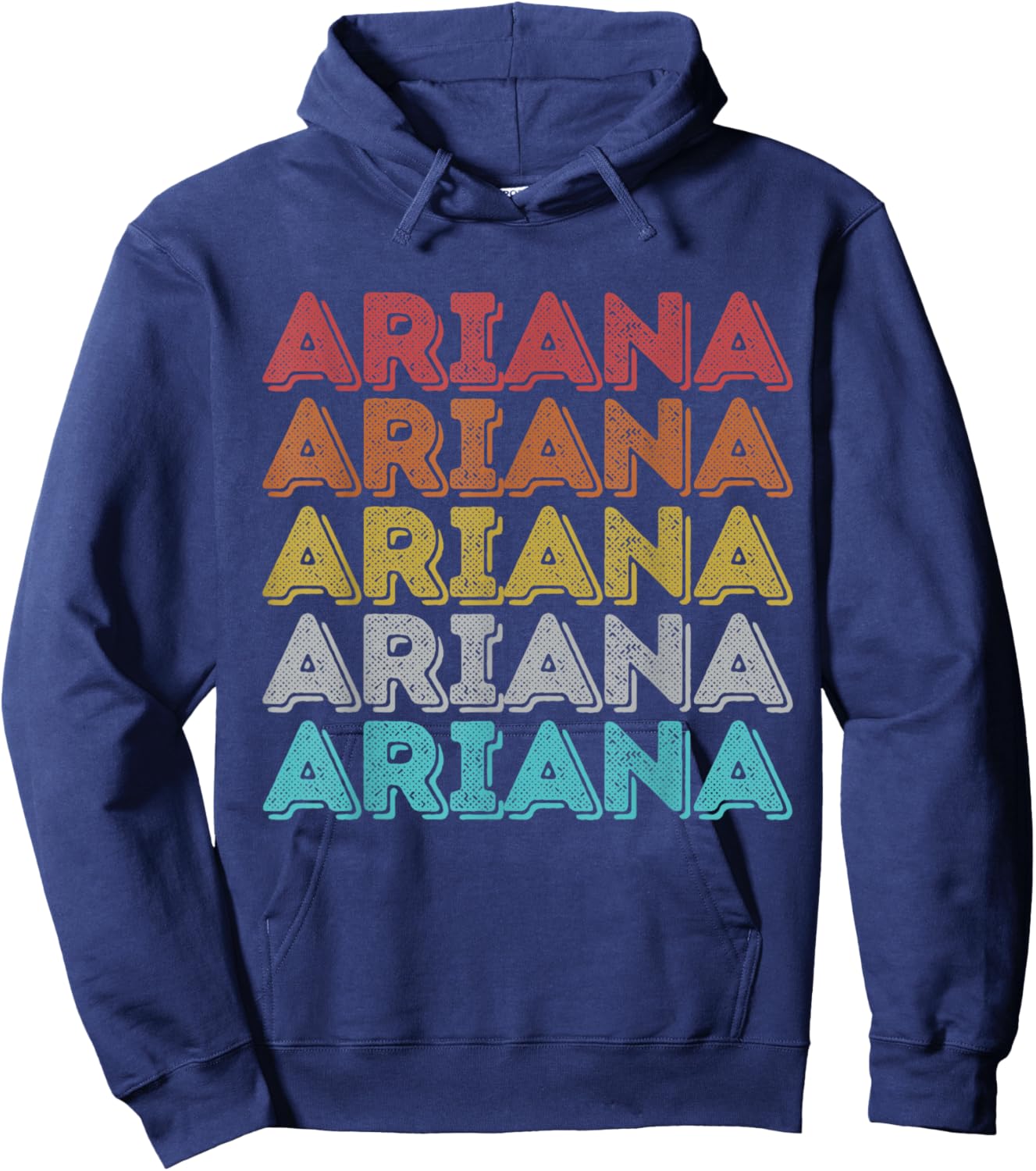 Vintage Retro Ariana Hoodie - Hoodie | Navy