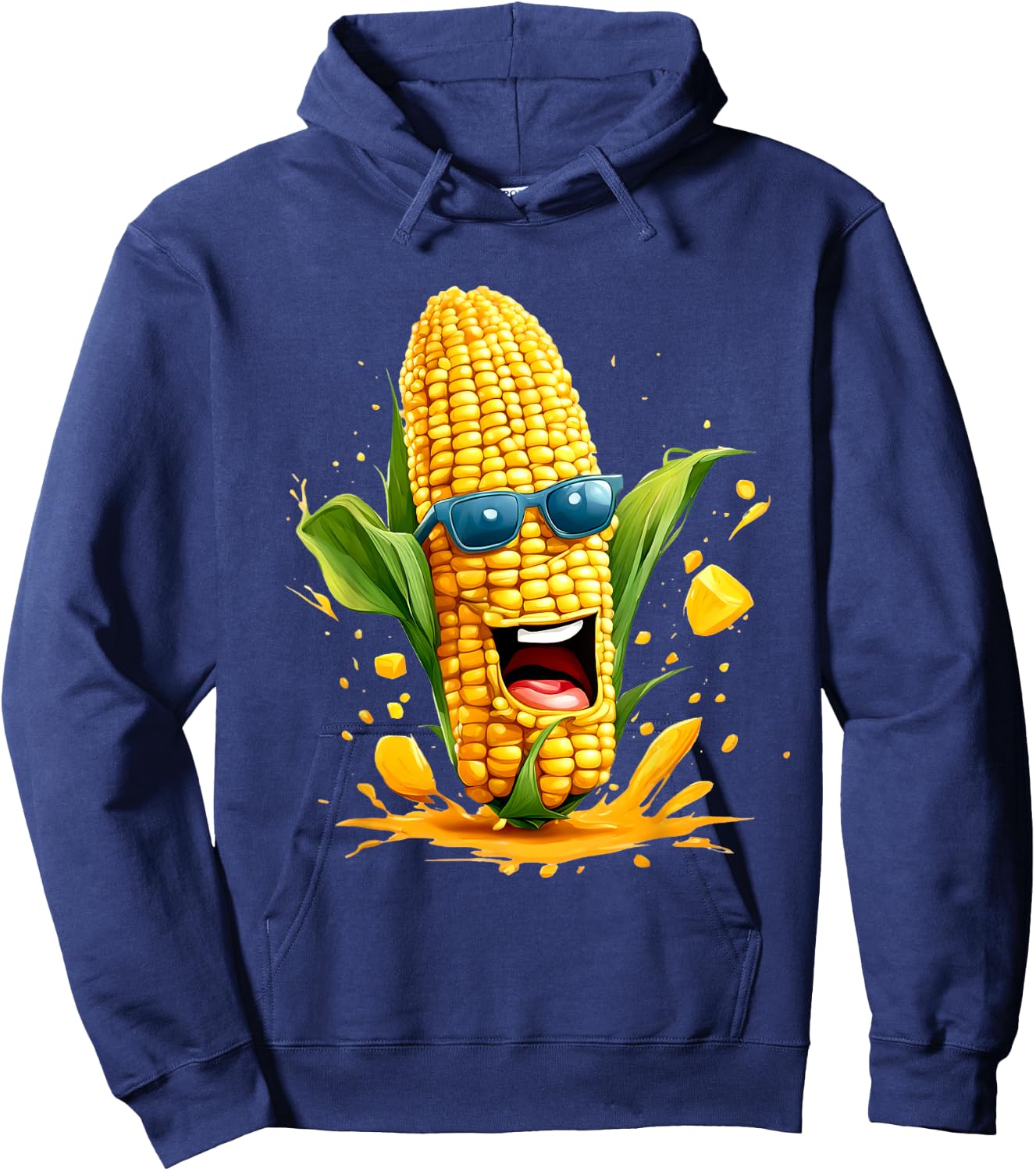Funny Corn Design For Sweet Corn Men Women Kids Hoodie - Hoodie | Navy