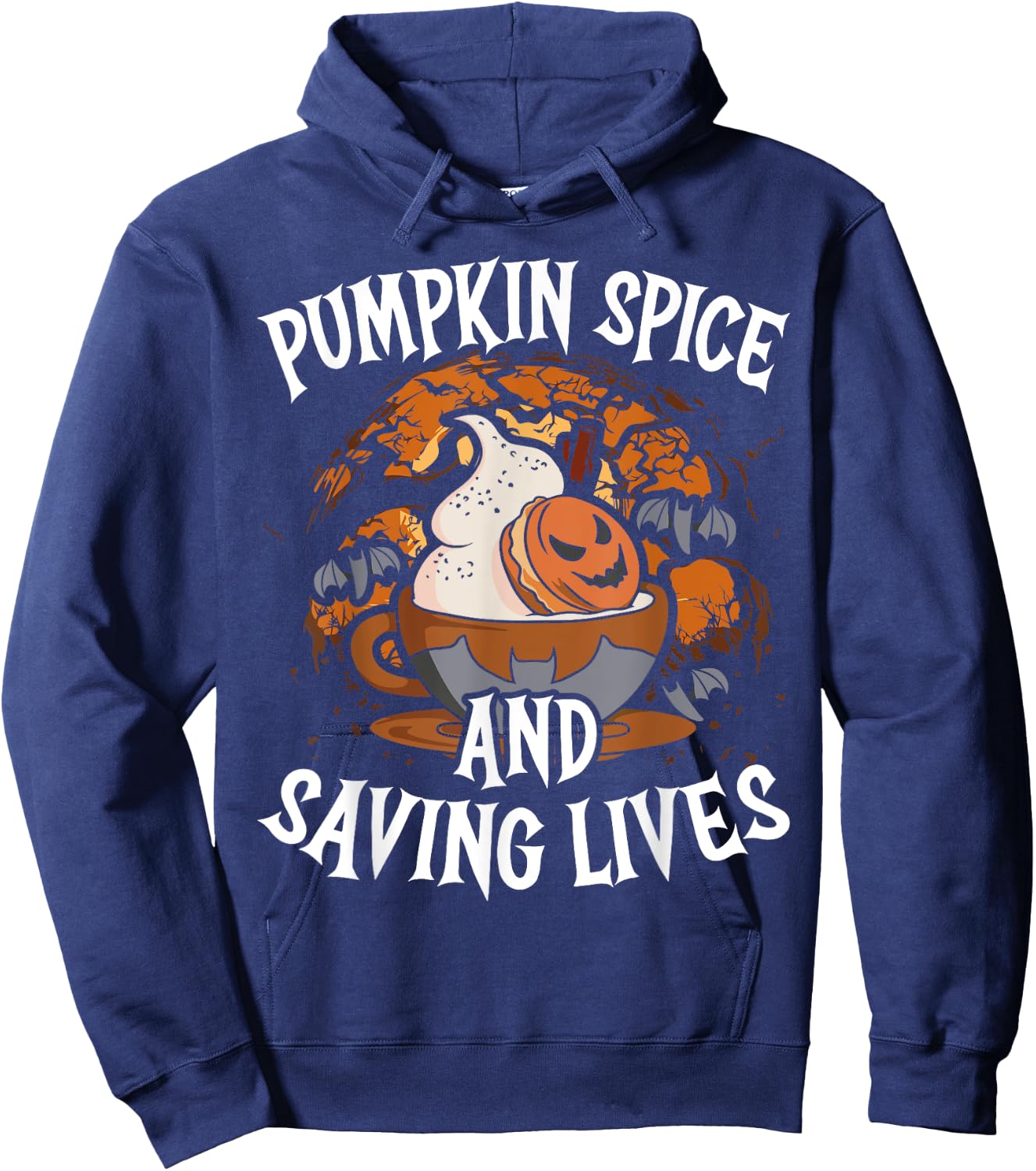 Medical Halloween Trick Or Treat Healthcare Doctor Nurse Hoodie - Hoodie | Navy