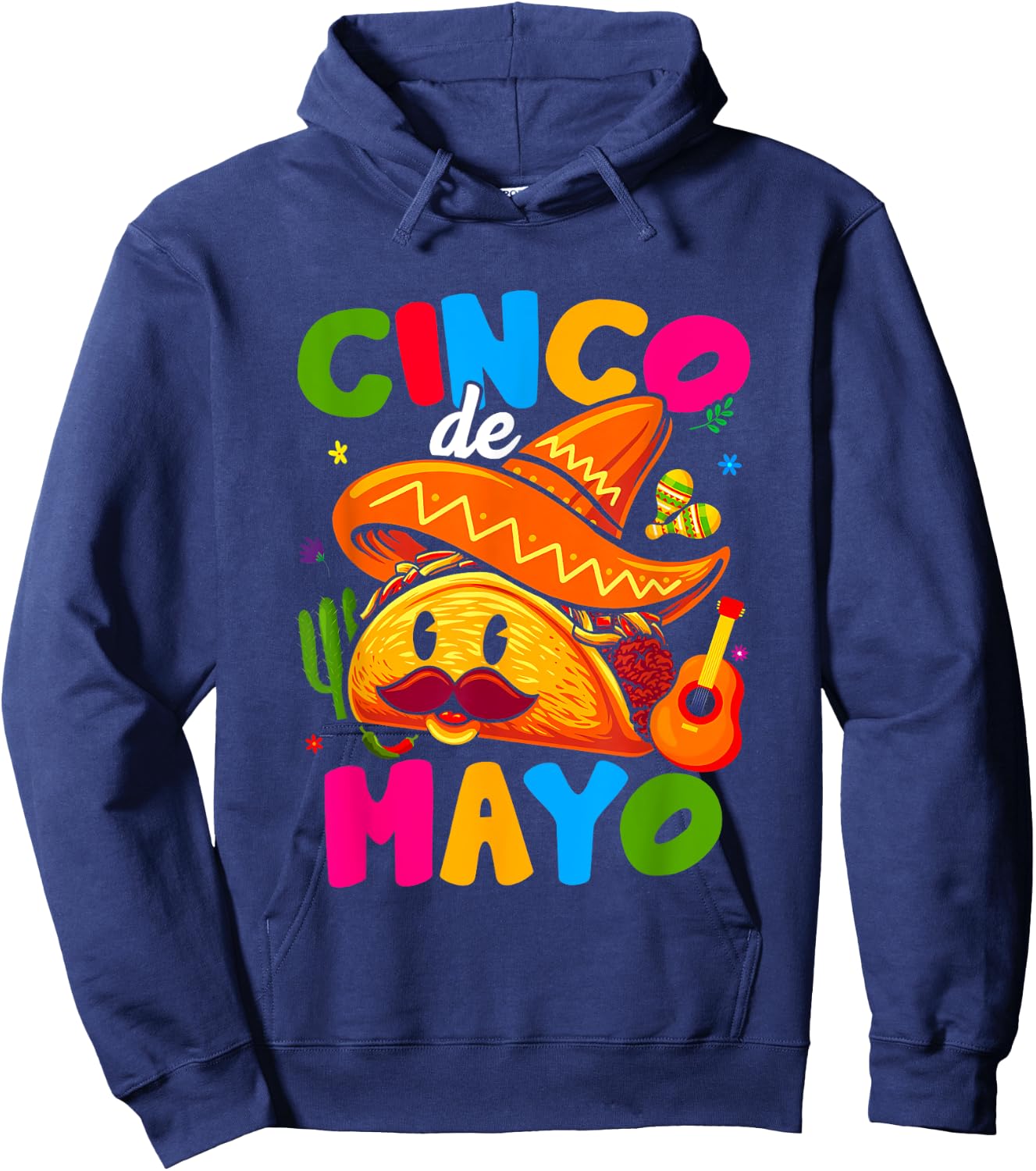 Cinco De Mayo Mexican Lets Fiesta 5 De Mayo Women Men Hoodie - Hoodie | Navy