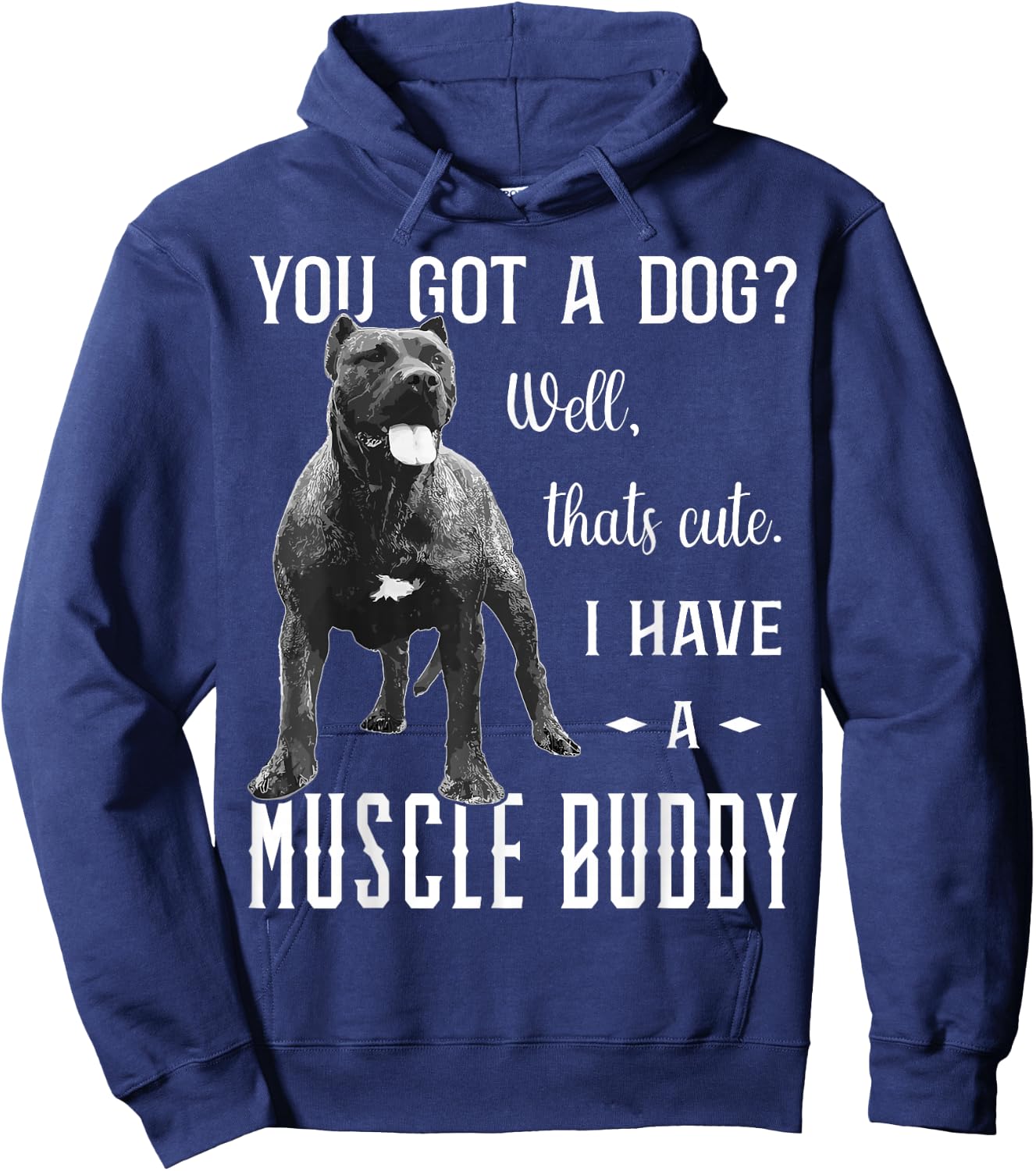 Perro De Presa Canario Collar Clothes Accessories Canary Dog Hoodie - Hoodie | Navy