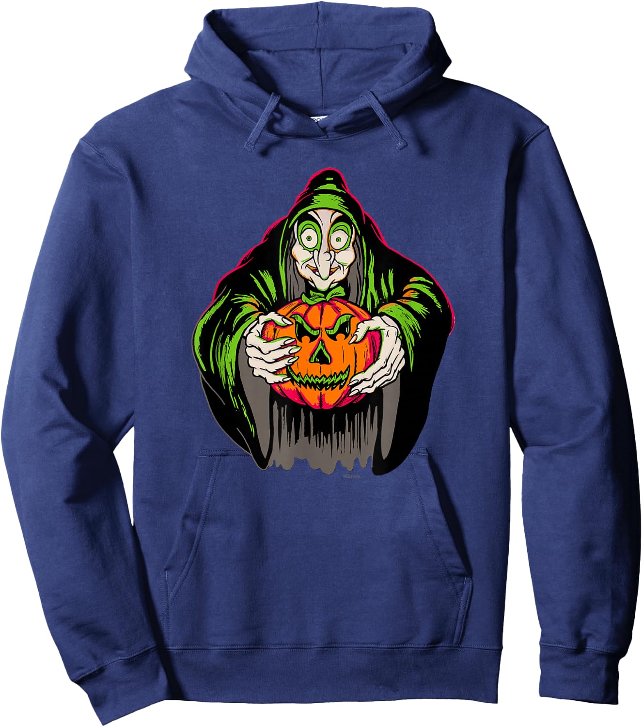 Disney 100 Villains Evil Queen Witch Snow White Halloween Hoodie - Hoodie | Navy