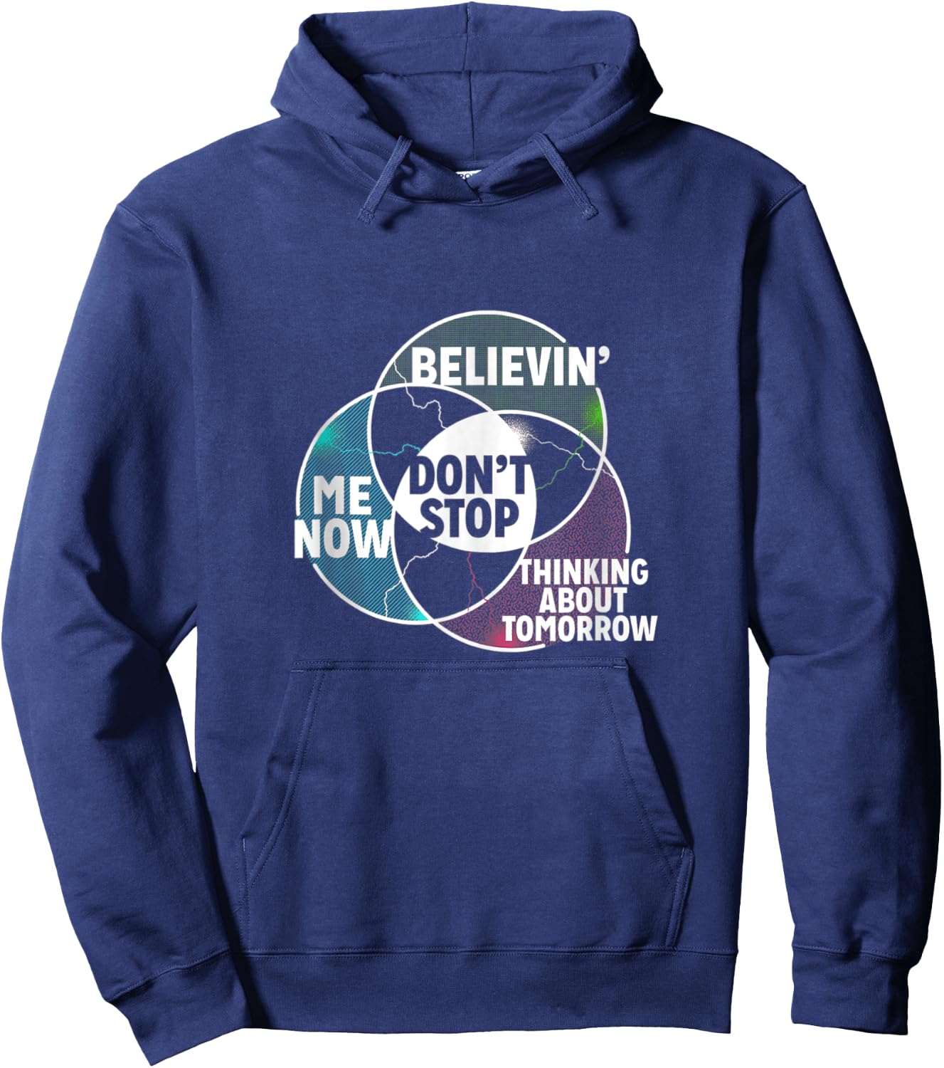 Venn Diagram Don't Stop Algebra Math Hoodie - Hoodie | Navy