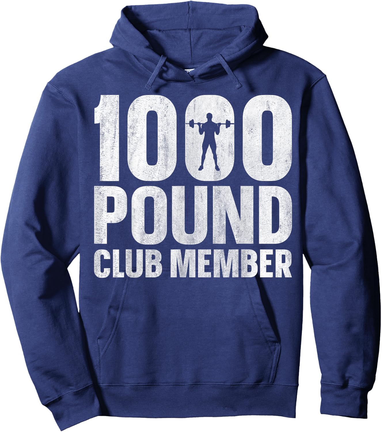1000 Pound Club Member Hoodie - Hoodie | Navy