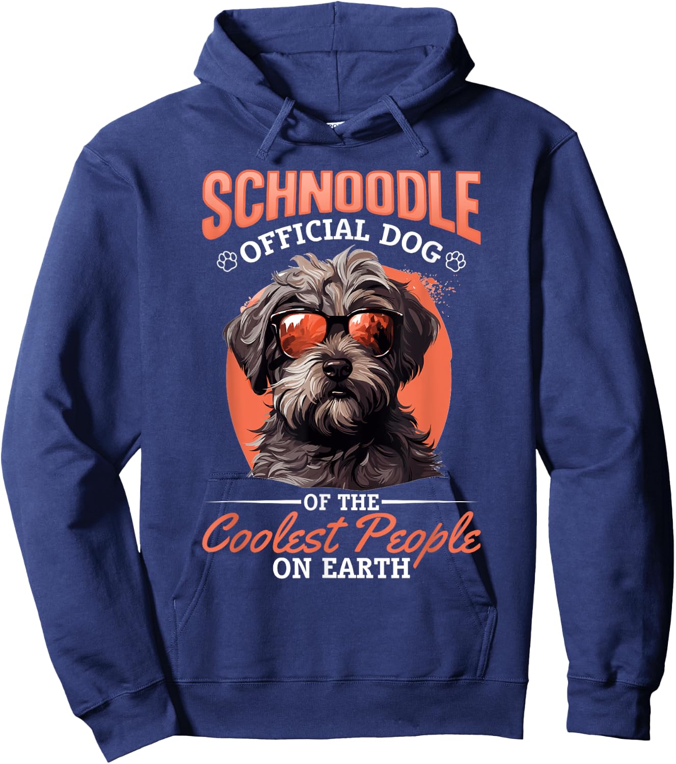 Schnoodle Snoodle Dog Breed Pet Schnoodle Official Dog Men Women Kids Hoodie - Hoodie | Navy