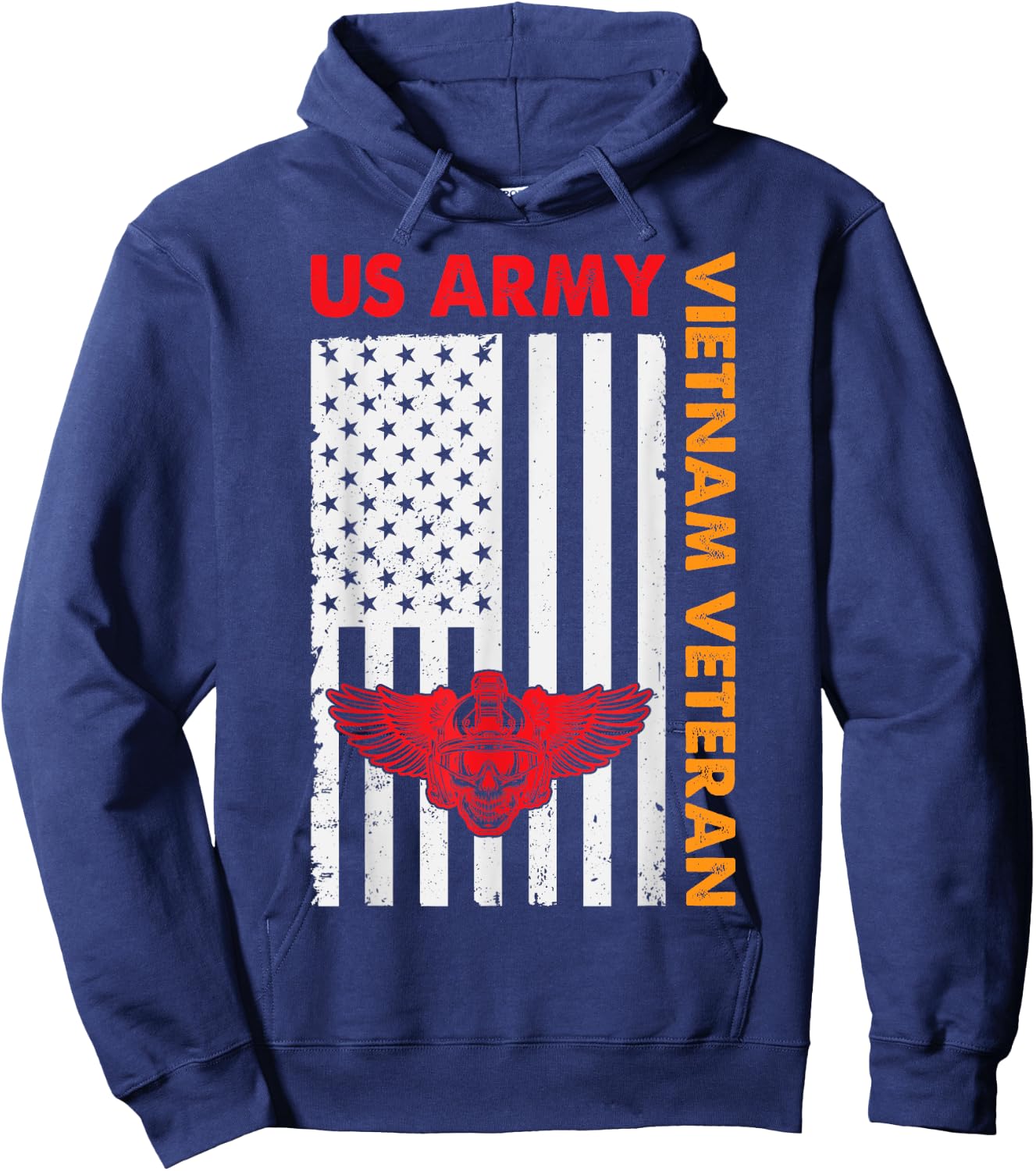 Vietnam Veteran Hoodie - Hoodie | Navy