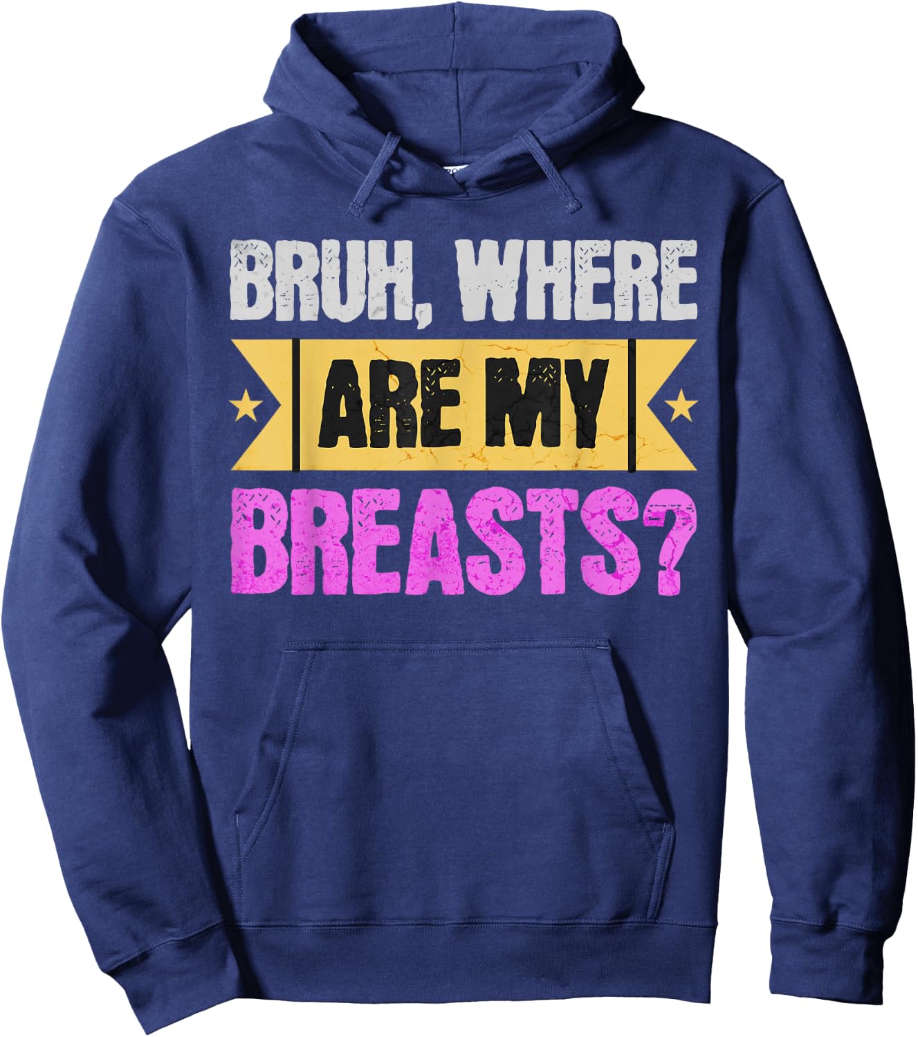 Funny Mastectomy And Breast Reduction Surgery Hoodie - Hoodie | Navy