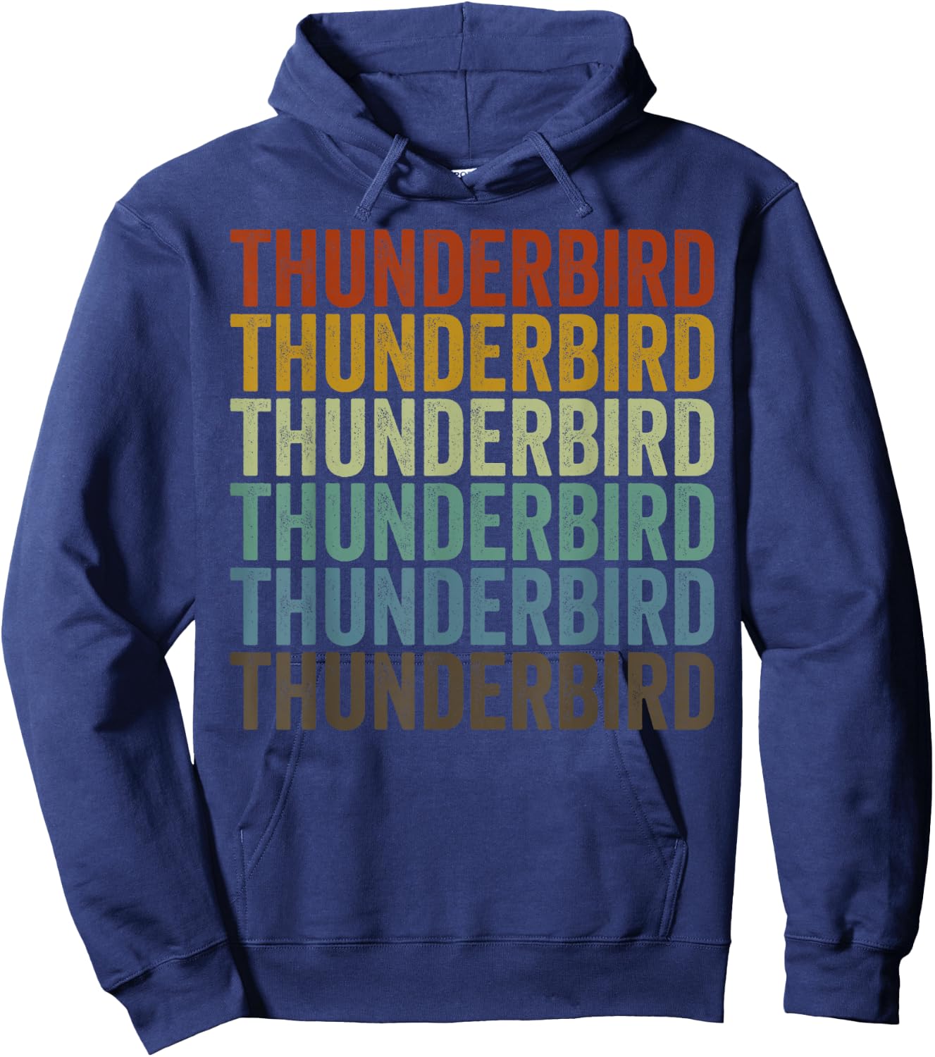 Thunderbird Retro Hoodie - Hoodie | Navy