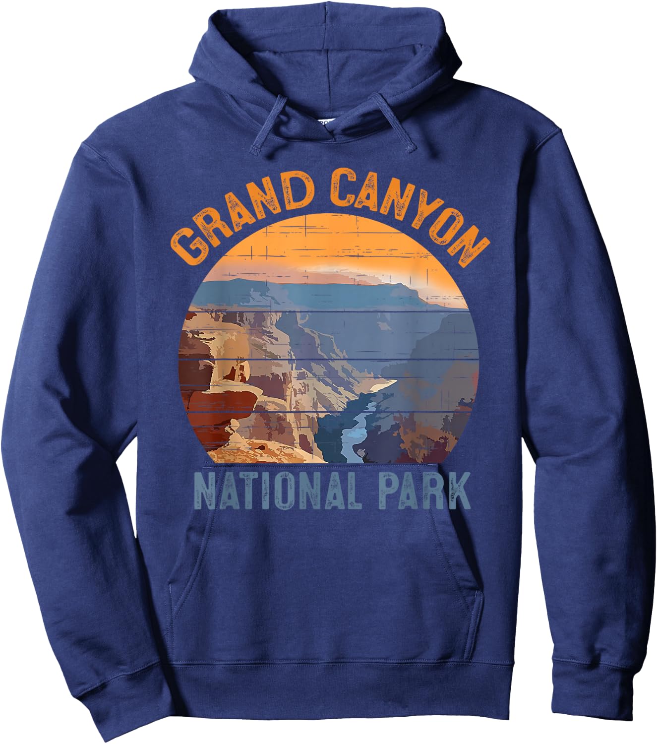 Grand Canyon National Park Arizona Vacation Trip Hiking Hoodie - Hoodie | Navy