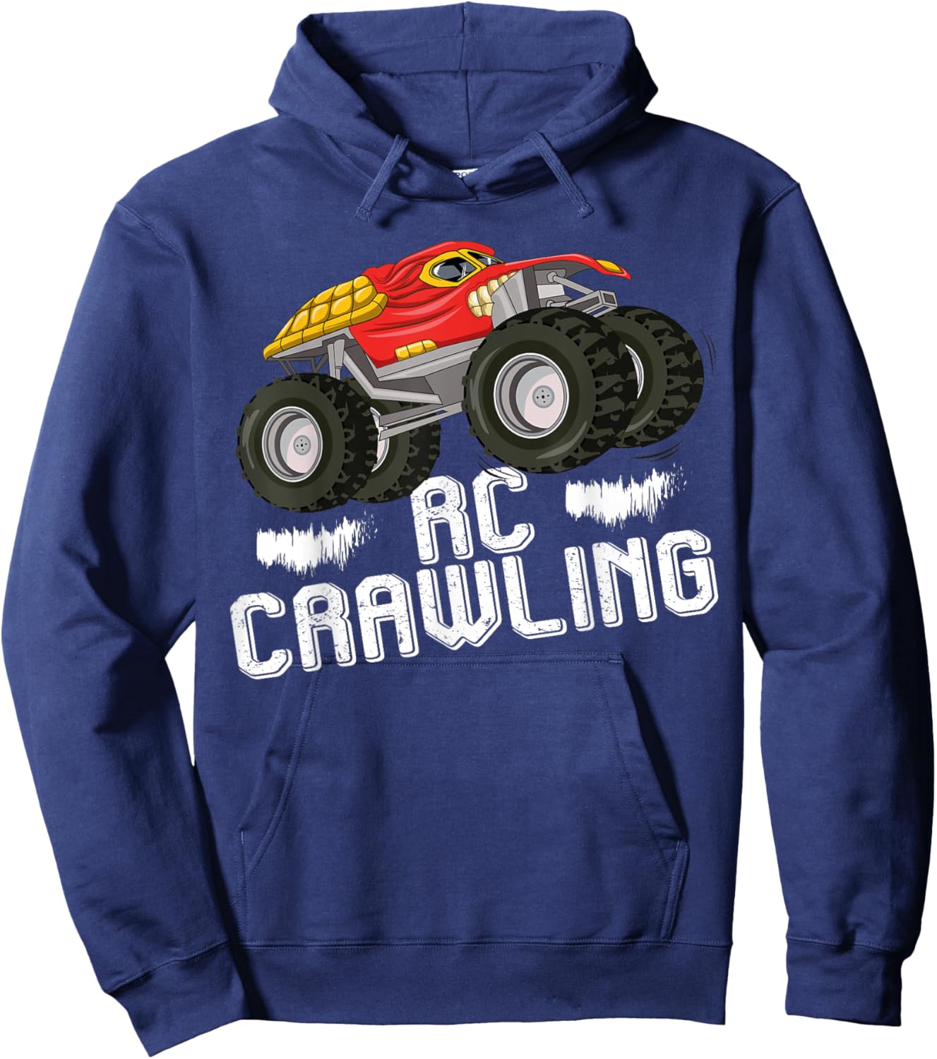 RC Crawling RC Crawler Funny RC Truck Remote Control Car Hoodie - Hoodie | Navy