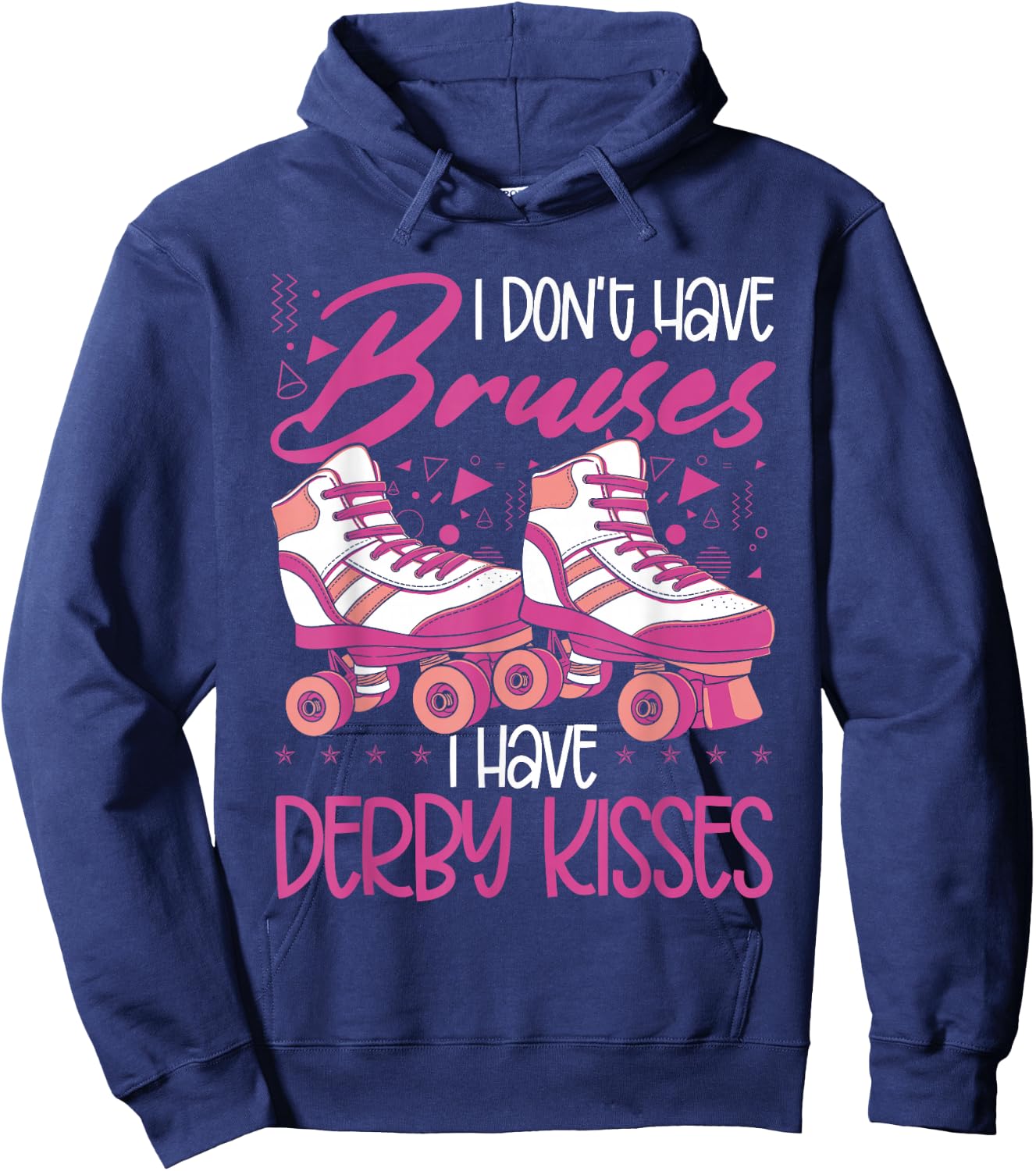 I Don´t Have Bruises I Have Derby Kisses | Roller Skating Hoodie - Hoodie | Navy