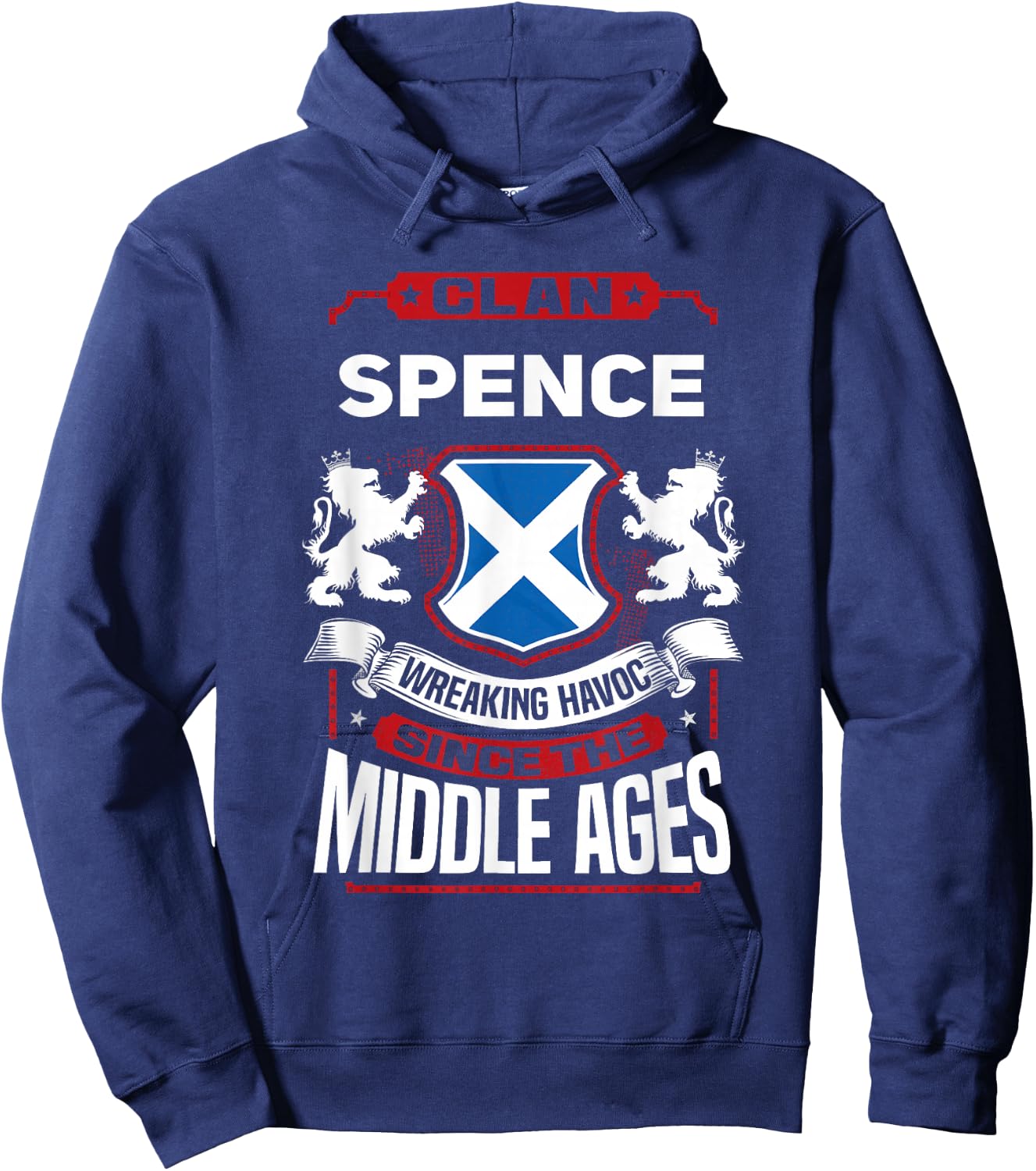Clan Spence Scottish Surname Family Reunion Scotland Hoodie - Hoodie | Navy