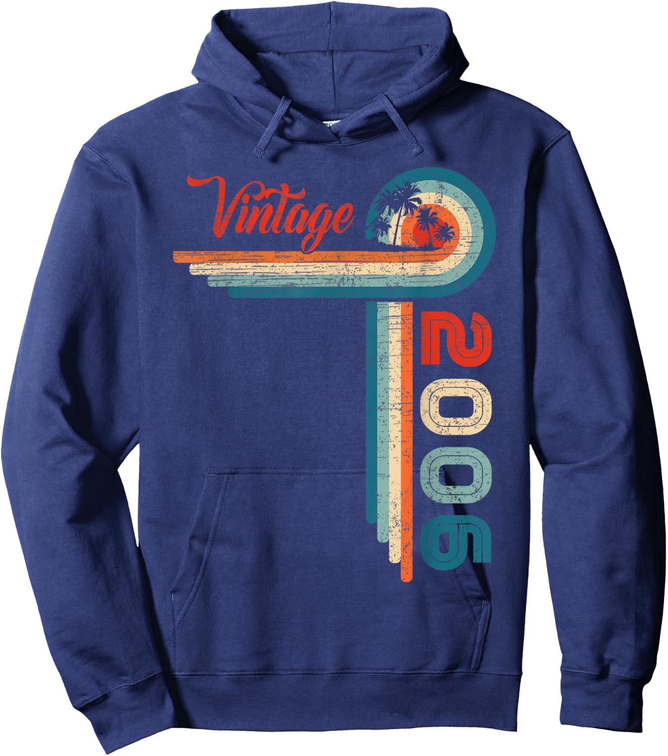 19 Year Old Retro 19 Birthday Gifts Vintage 2006 Hoodie - Hoodie | Navy
