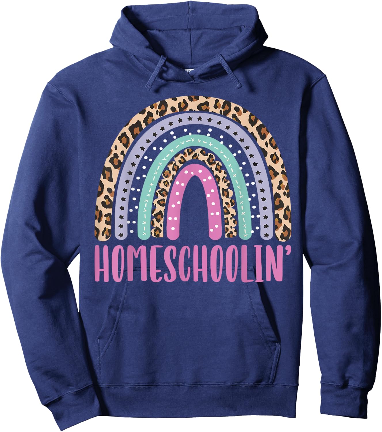 Homeschoolin Homeschooling Home Education Homeschool Mom Hoodie - Hoodie | Navy