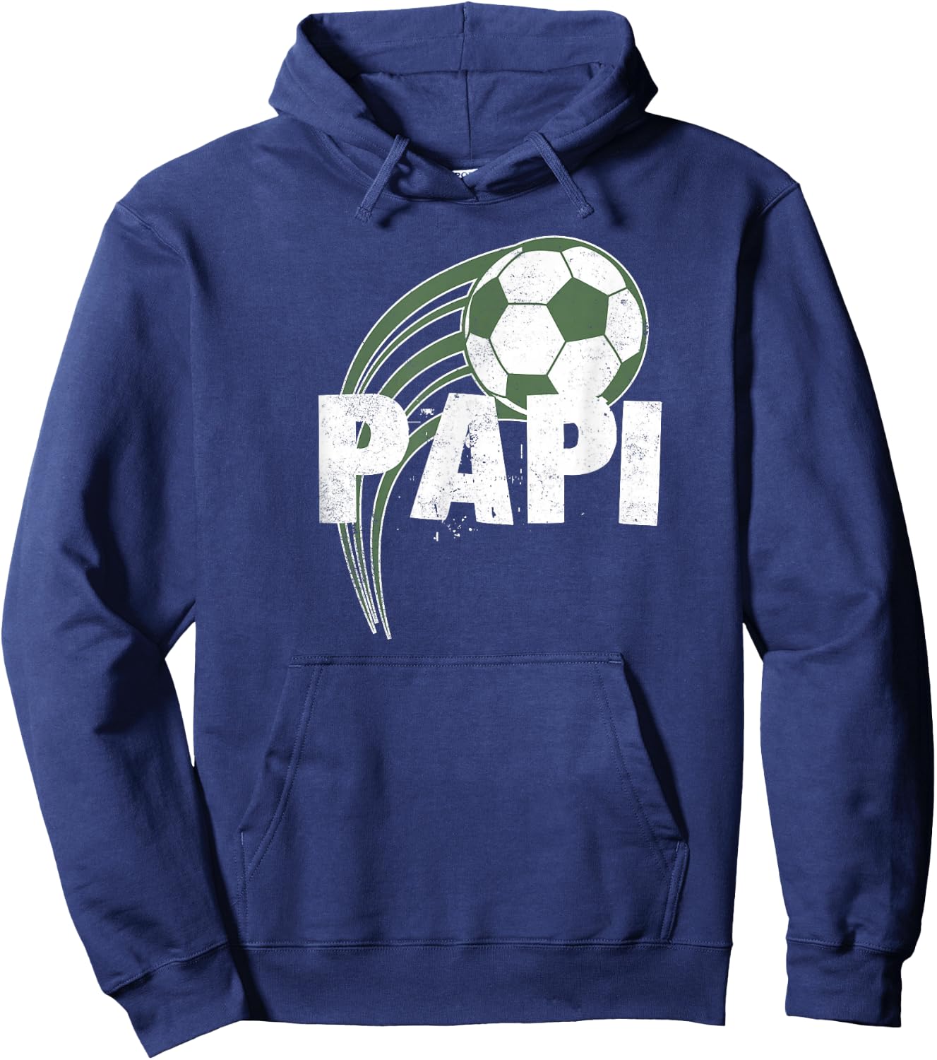 Papi Soccer Shirts Dads Who Love To Play Soccer Father's Day Hoodie - Hoodie | Navy