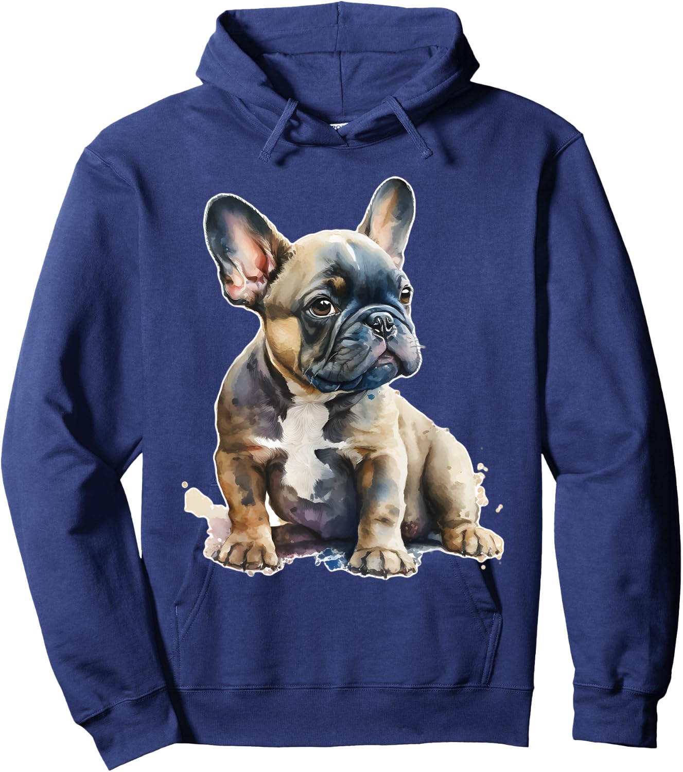 French Bulldog Kids Clothes Frenchie Dad Mom Hoodie - Hoodie | Navy