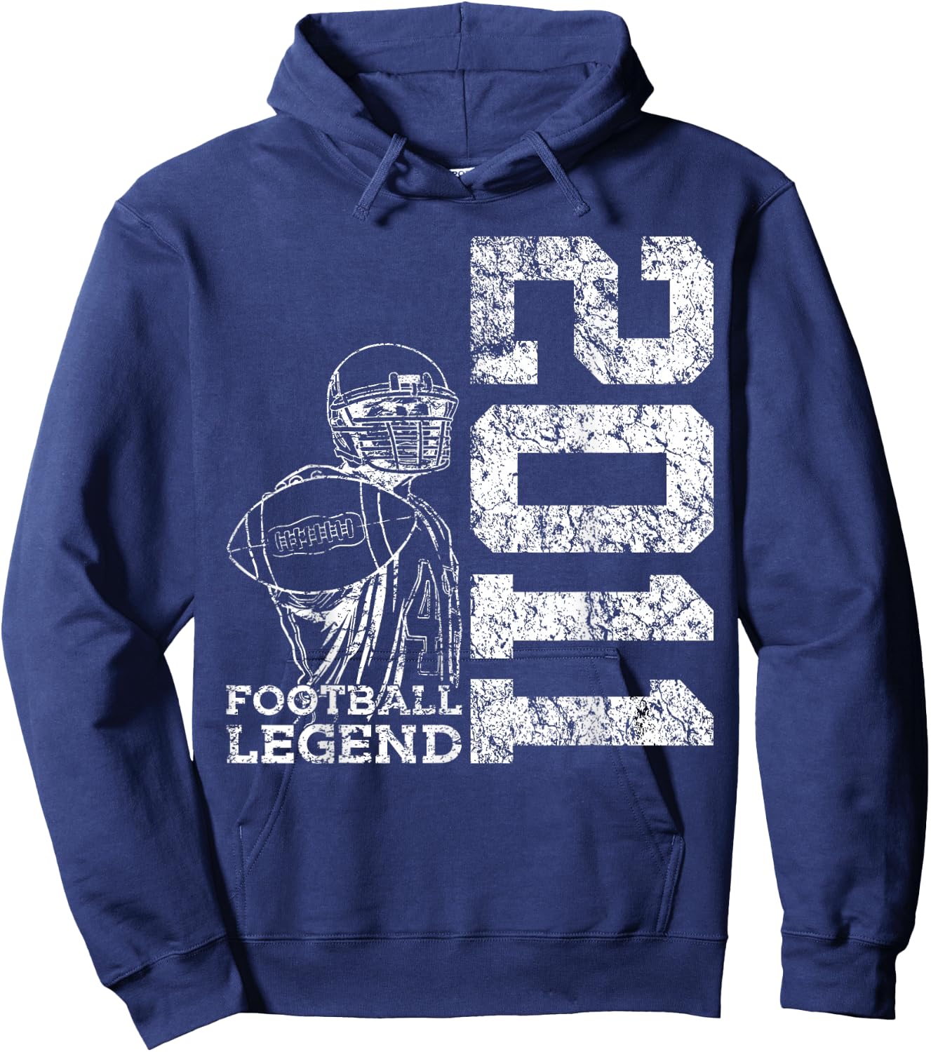 15 Years Football Legend 2011 15th Birthday Hoodie - Hoodie | Navy