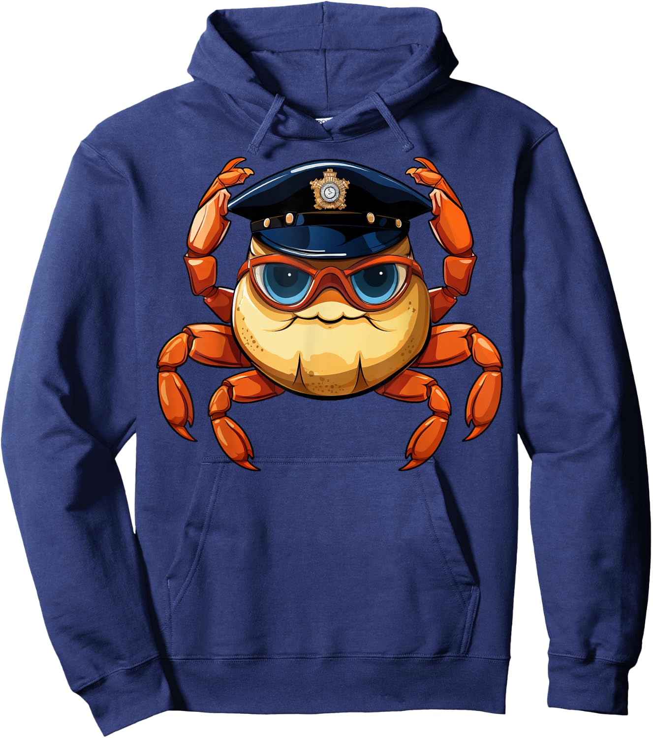 Crab Policeman Hoodie - Hoodie | Navy