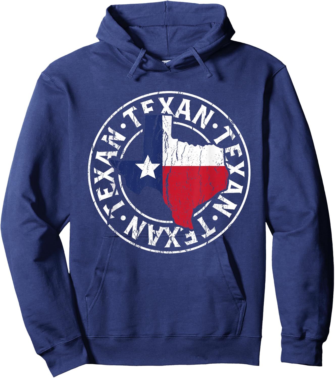 Texaner Proud Texas Texan Sayings Hoodie - Hoodie | Navy