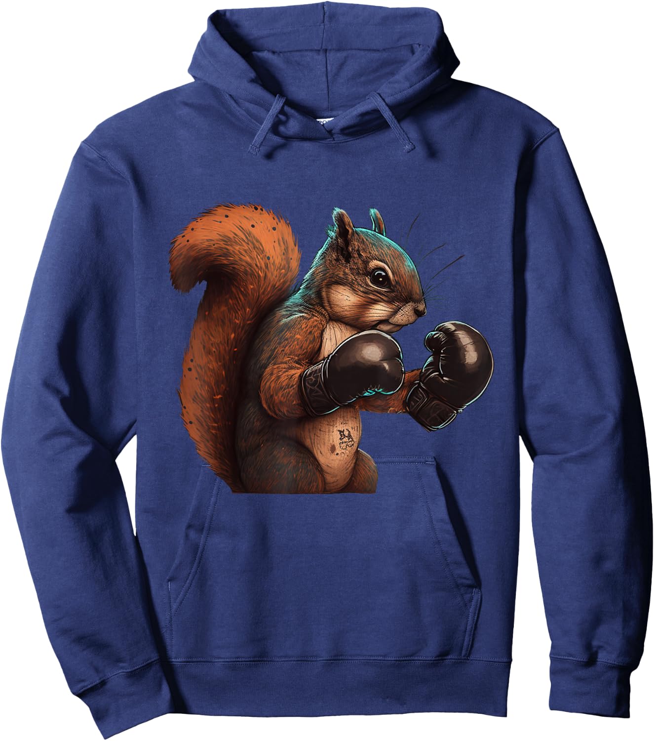 Boxing Squirrel Boxer Boxing Gloves Kickboxing MMA Kickboxer Hoodie - Hoodie | Navy