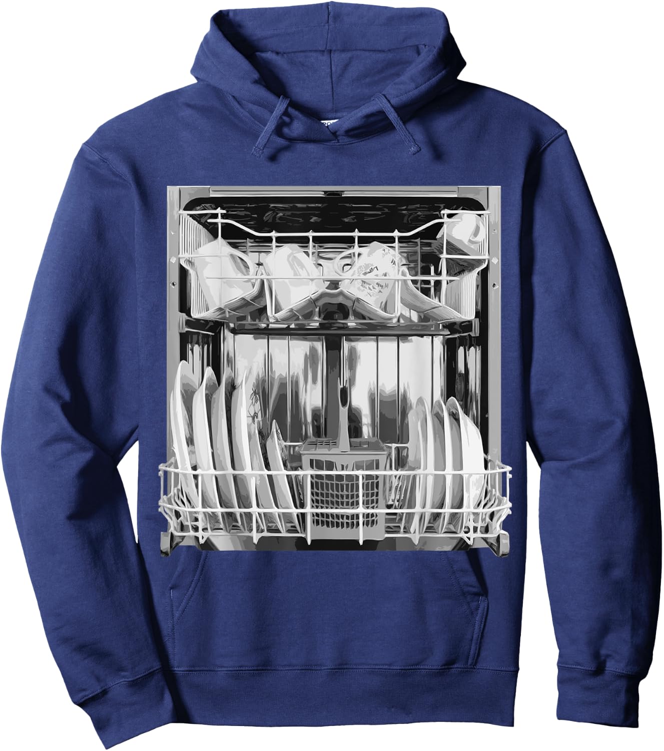 Dishwasher Costume Funny Halloween Silvester Kitchen Objects Hoodie - Hoodie | Navy