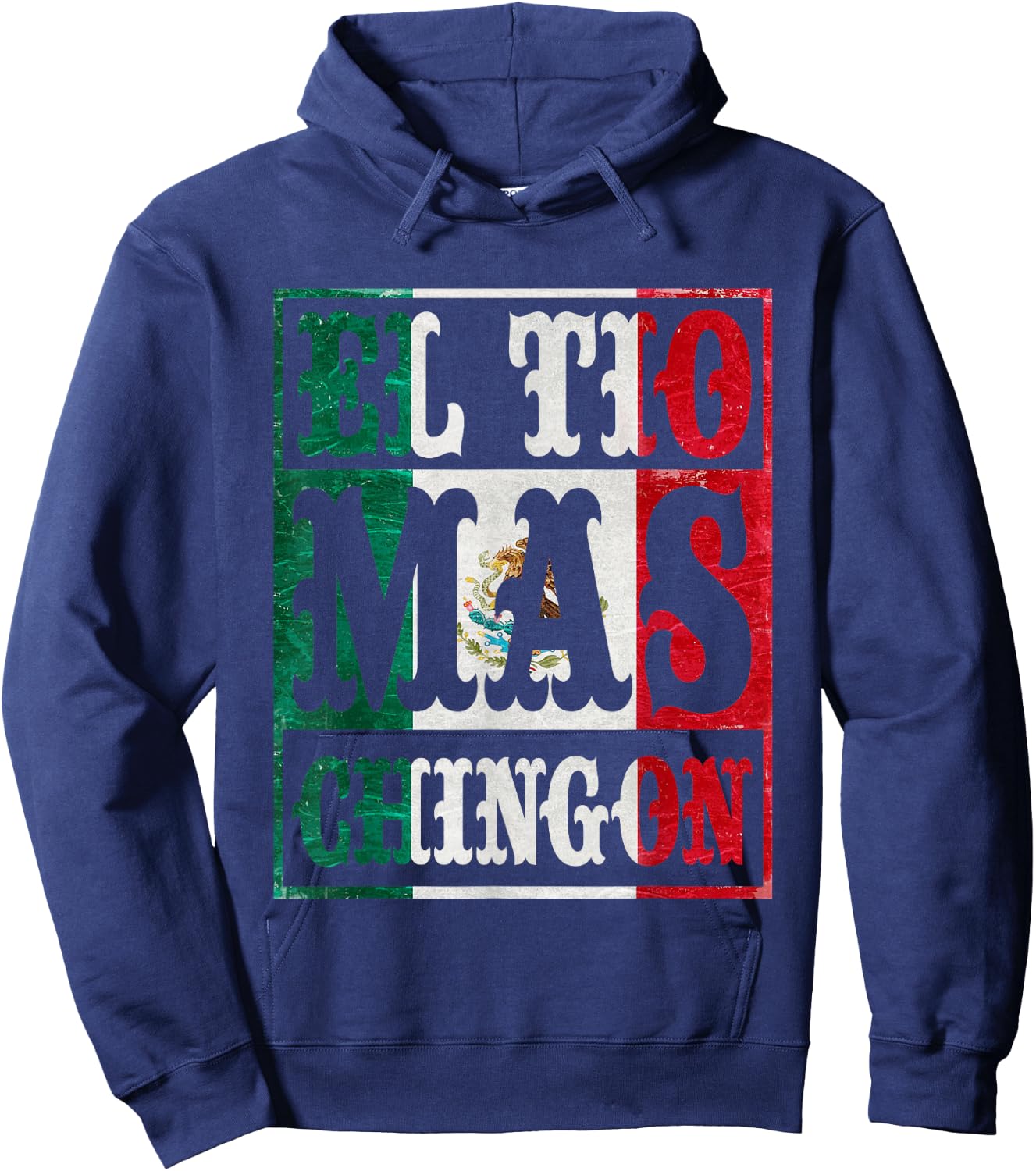 Mexican El Tio Mas Chingon Spanish Uncle Dad Father's Day Hoodie - Hoodie | Navy