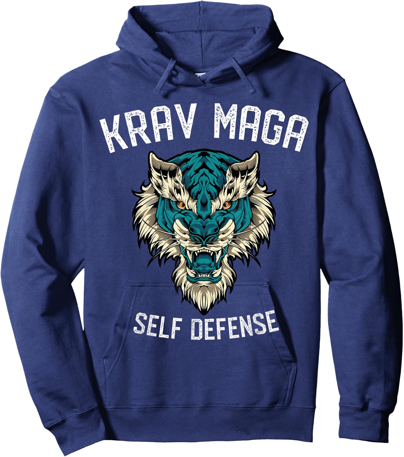 Krav Maga Self Defense Lion - Israeli Defense Force Hoodie - Hoodie | Navy