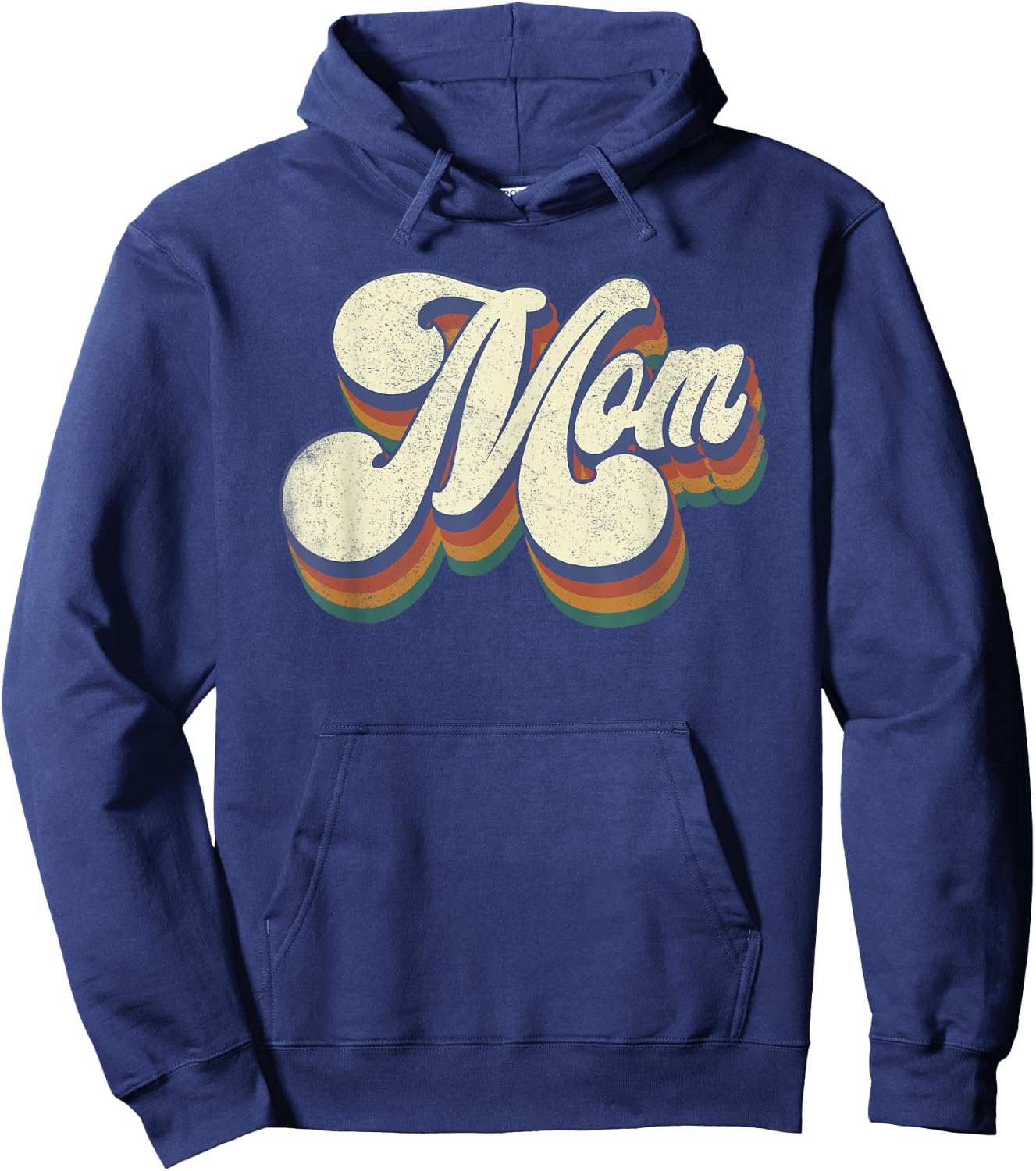 Mom Gifts From Kids Retro Vintage Mother's Day Mom Hoodie - Hoodie | Navy