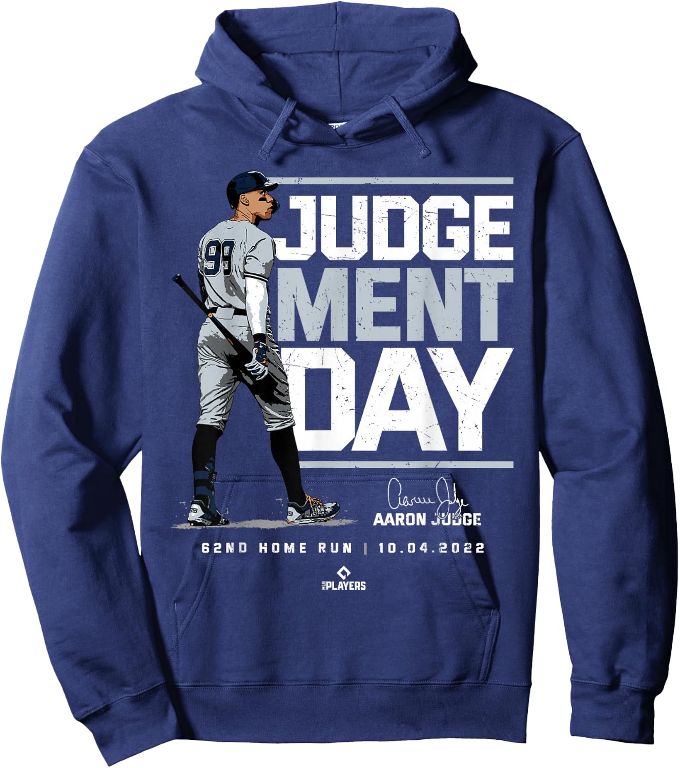 Aaron Judge Judgement Day Aaron Judge New York MLBPA Hoodie - Hoodie | Navy