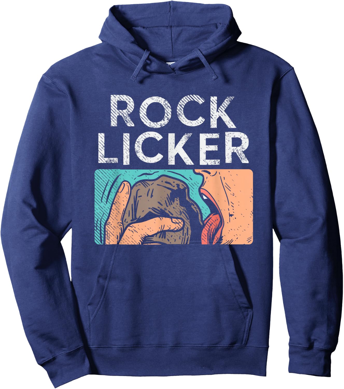 Rock Licker, Rock Collector, Rock Hunter, Rock Hounding Hoodie - Hoodie | Navy