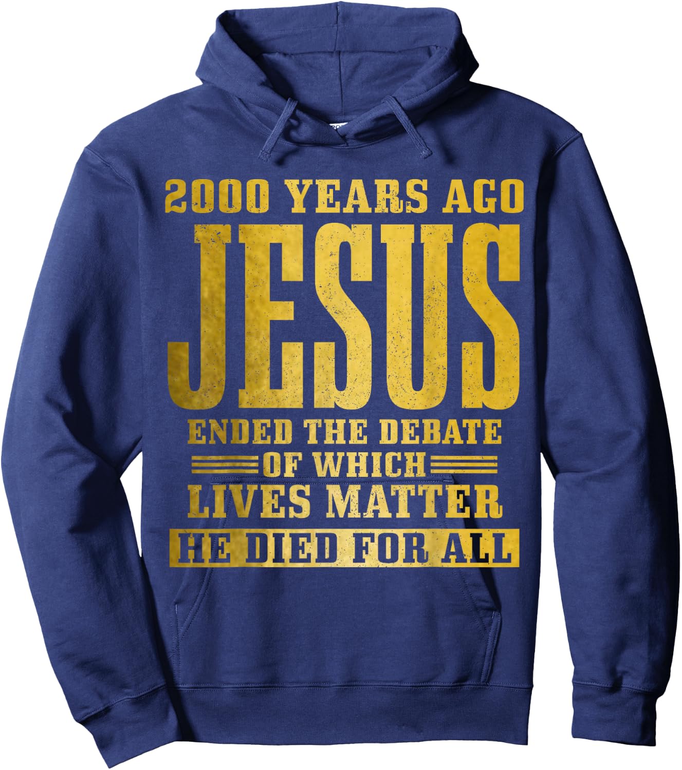 Jesus Died For All Christian Faith Bible Pastor Religious Hoodie - Hoodie | Navy
