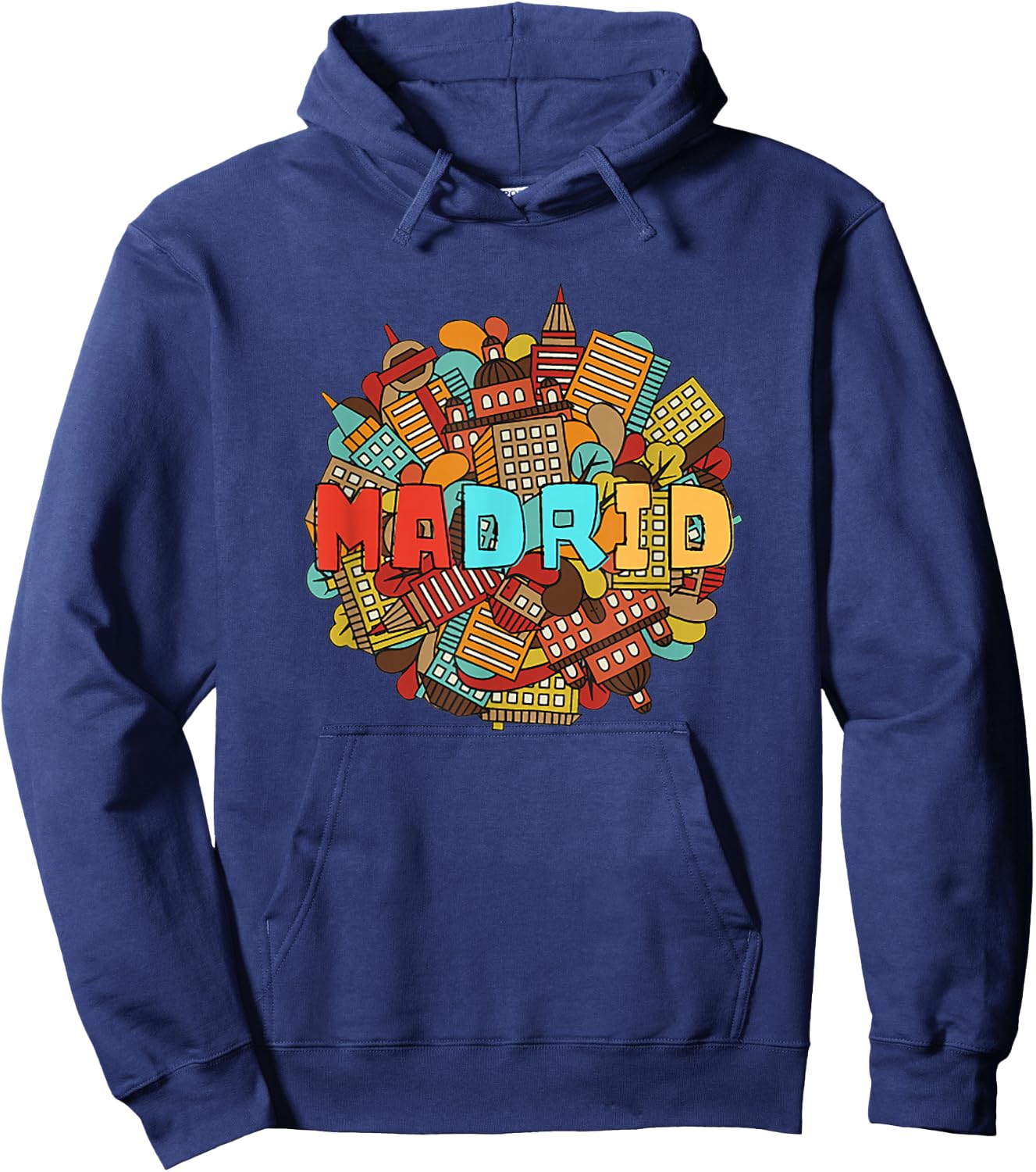 City of Madrid Spain for Reminders Pride Hoodie - Hoodie | Navy